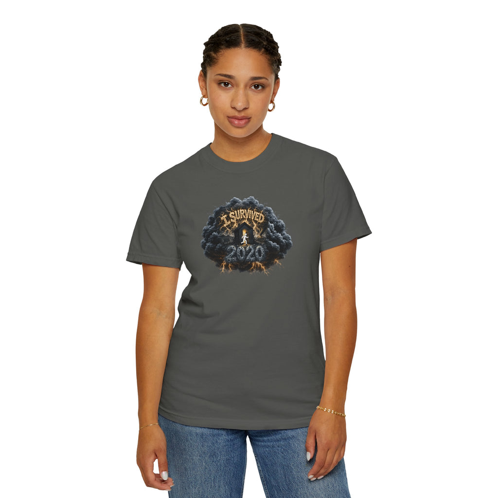 I Survived 2020 — Original PILOT Design: Director's Cut Unisex Garment-Dyed T-shirt