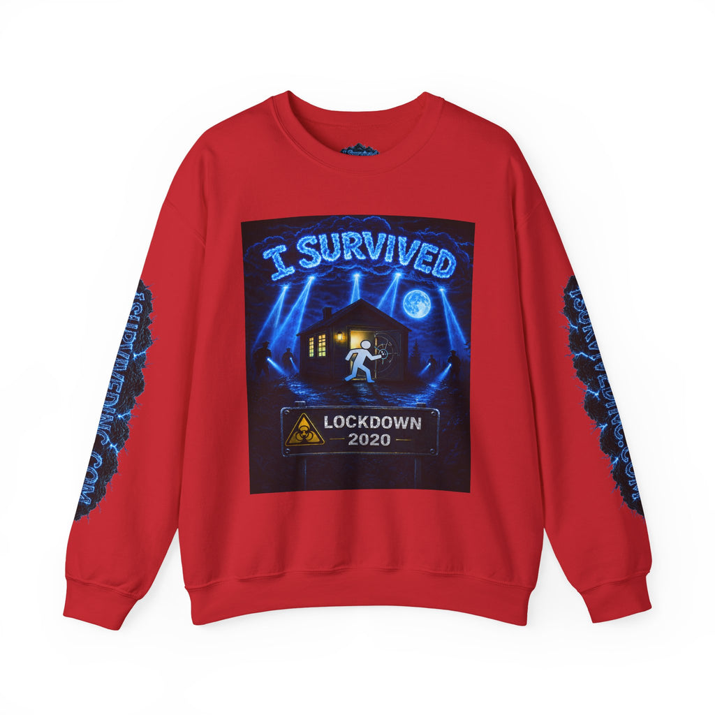 I Survived 2020 — LOCKDOWN S3:E3: Special Edition "Remote Schooling" Unisex Heavy Blend™ Crewneck Sweatshirt