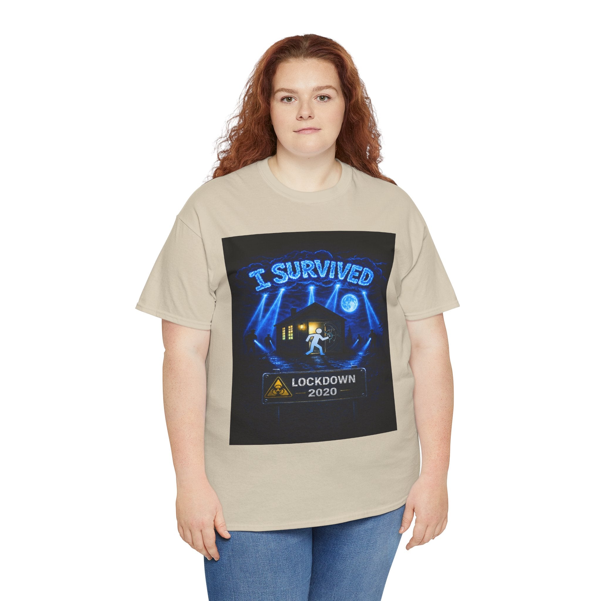 Copy of  I Survived 2020 — S3:E1 "Quarantine" | Lockdown Edition Documentary Unisex Heavy Cotton Tee