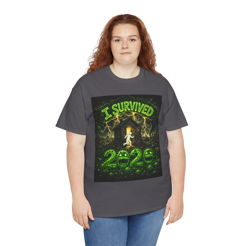 I Survived 2020 — S1:E1 "COVID-19: The Coronavirus" | Pandemic Edition Unisex Heavy Cotton Tee