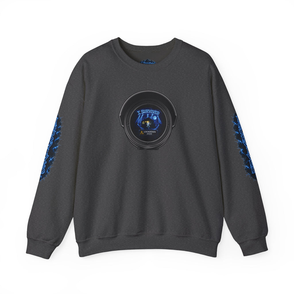 I Survived 2020 —  LOCKDOWN S3:E1: Director's Cut Special Edition "Quarantine" Unisex Heavy Blend™ Crewneck Sweatshirt