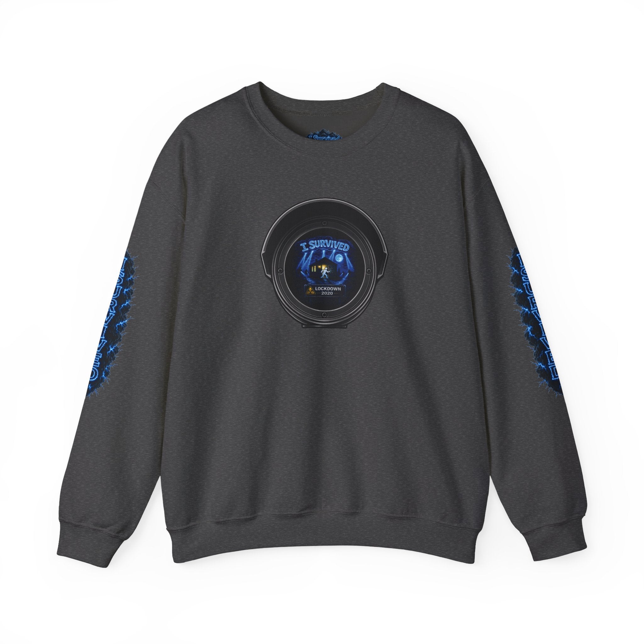 I Survived 2020 —  LOCKDOWN S3:E1: Director's Cut Special Edition "Quarantine" Unisex Heavy Blend™ Crewneck Sweatshirt