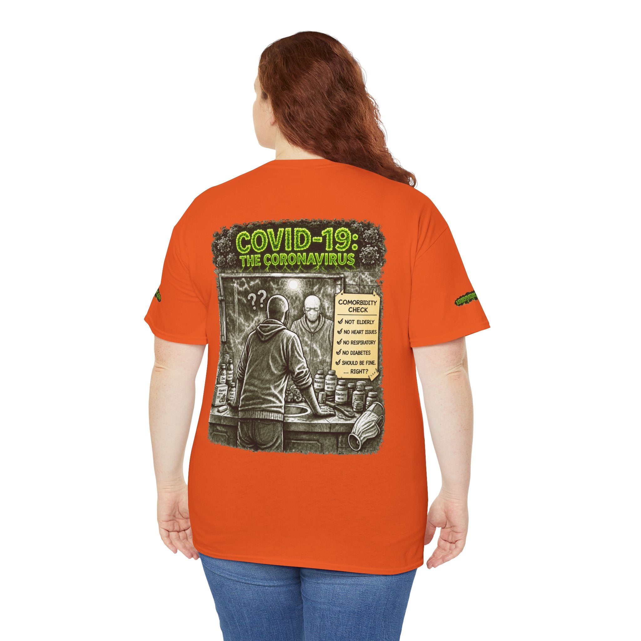 I Survived 2020 — PANDEMIC S1:E1: Special Edition "COVID-19: The Coronavirus" Unisex Heavy Cotton Tee
