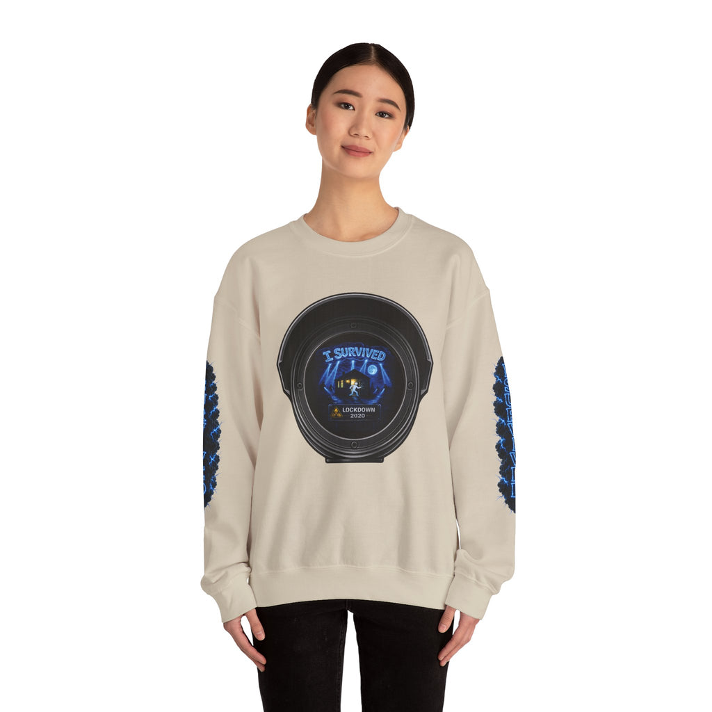 I Survived 2020 — Director's Cut S3:E4 "Working From Home" | Mid-Season Finale Pt. 1 | Lockdown Edition Documentary Unisex Heavy Blend™ Crewneck Sweatshirt