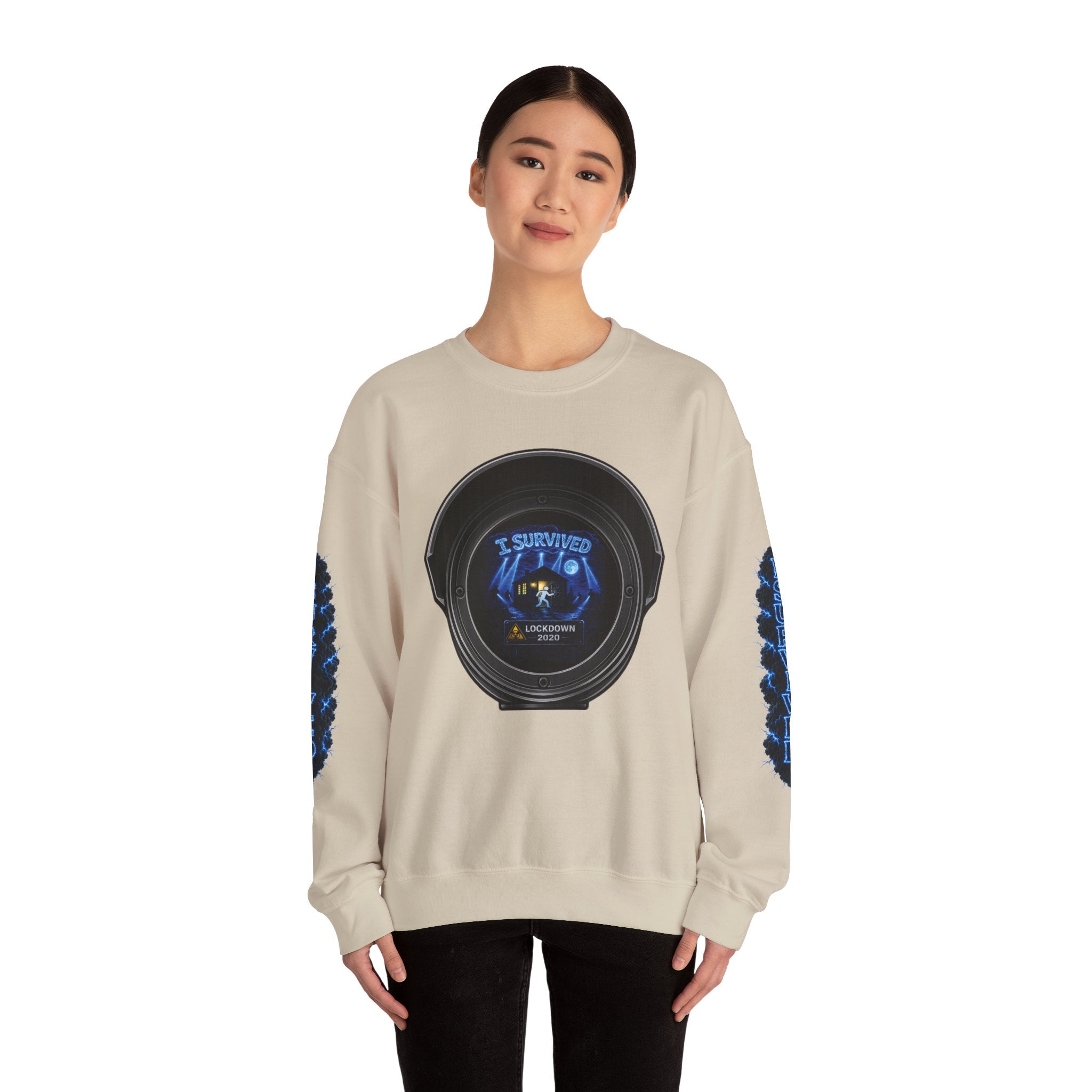 I Survived 2020 — Director's Cut S3:E4 "Working From Home" | Mid-Season Finale Pt. 1 | Lockdown Edition Documentary Unisex Heavy Blend™ Crewneck Sweatshirt