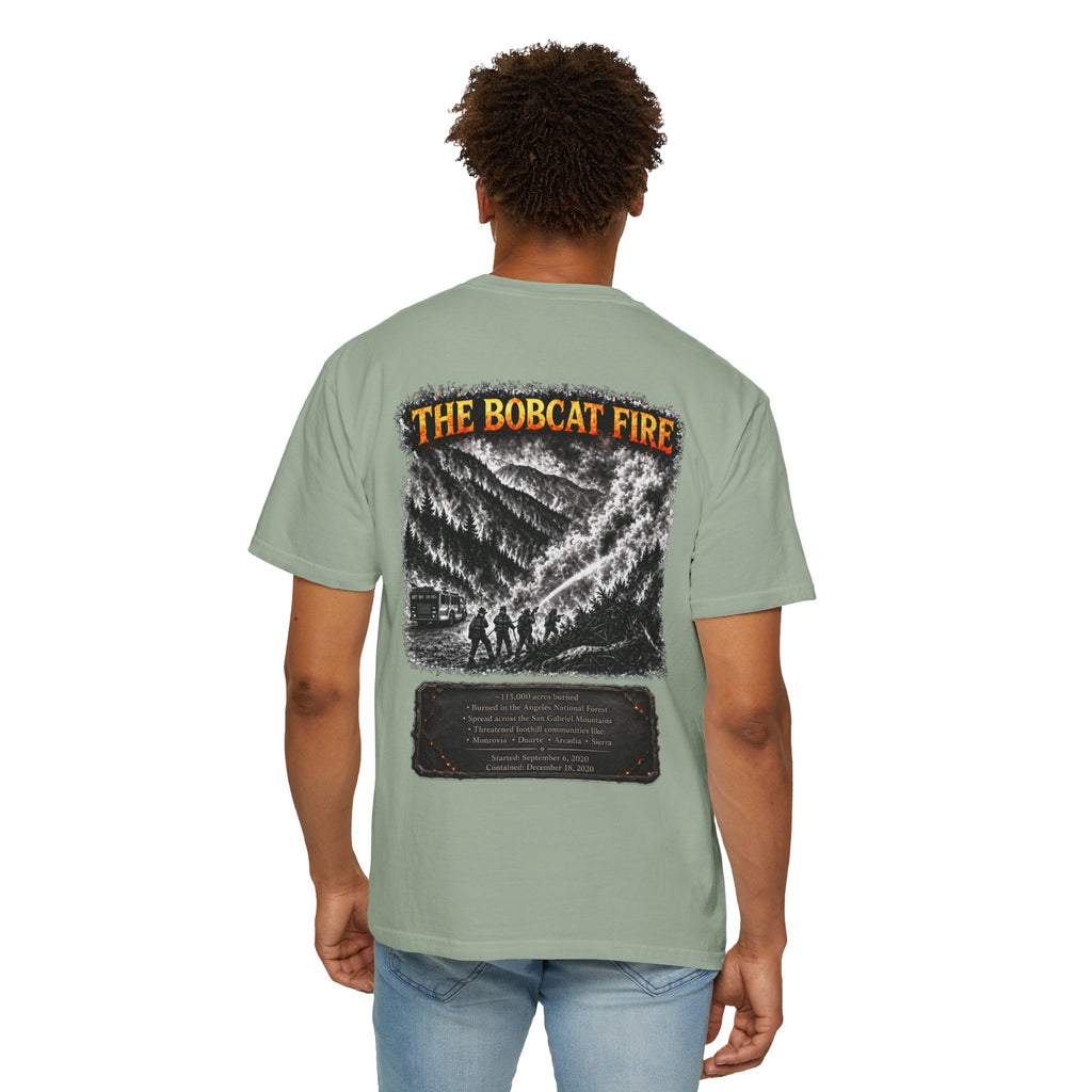 I Survived 2020 — WILDFIRES S2:E2: "The Bobcat Fire" Memorial Unisex Garment-Dyed T-shirt