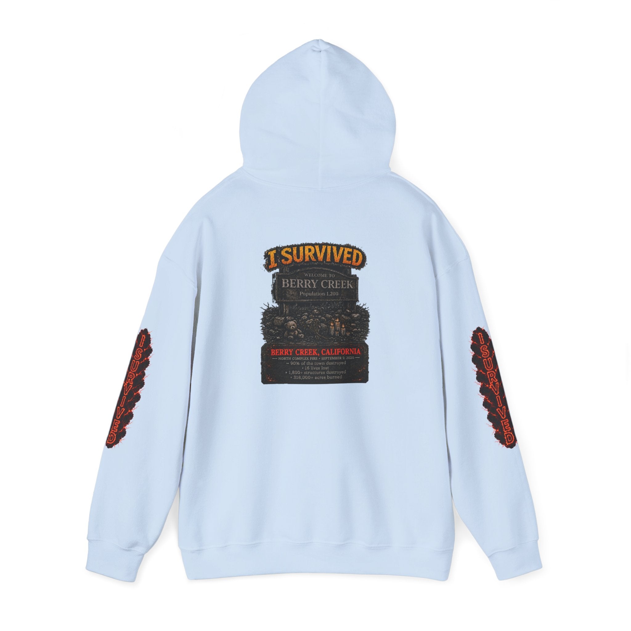 I Survived 2020 — Director's Cut S2:E1 "Berry Creek" | Wildfire Edition Memorial Hoodie Sweatshirt