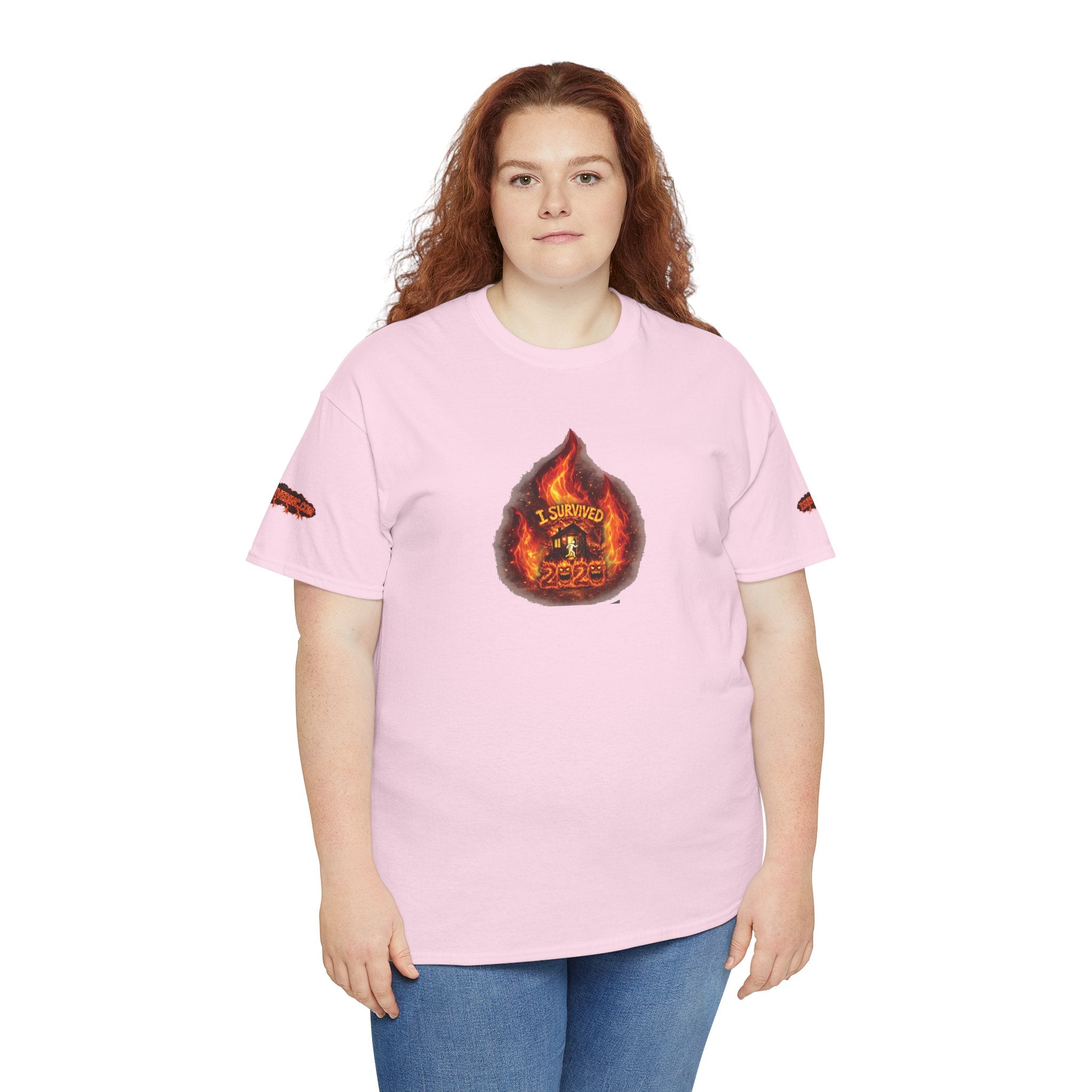 I Survived 2020 — WILDFIRES S2:E3: Director's Cut Special Edition "The California Wildfires" Memorial Unisex Heavy Cotton Tee