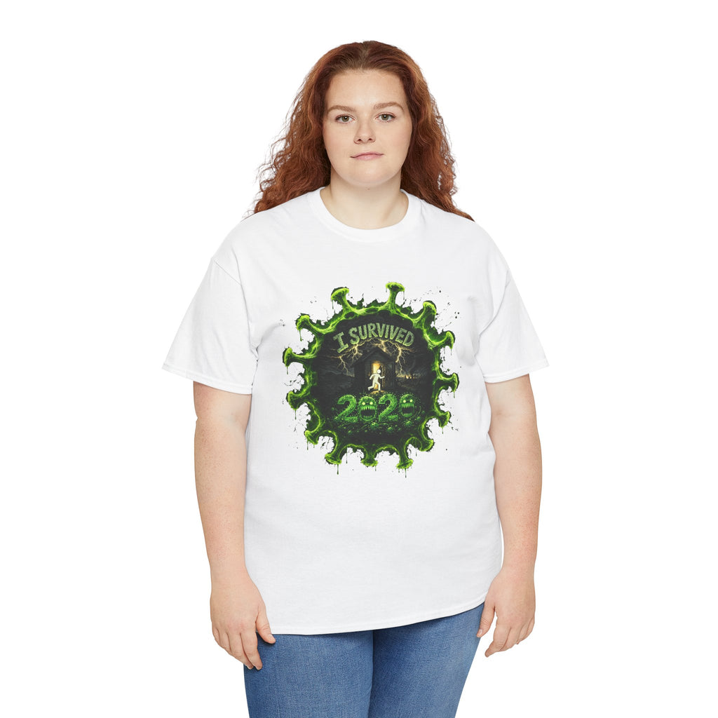 I Survived 2020 — Director's Cut S1:E2 "The Coming of COVID" | Pandemic Edition Unisex Heavy Cotton Tee