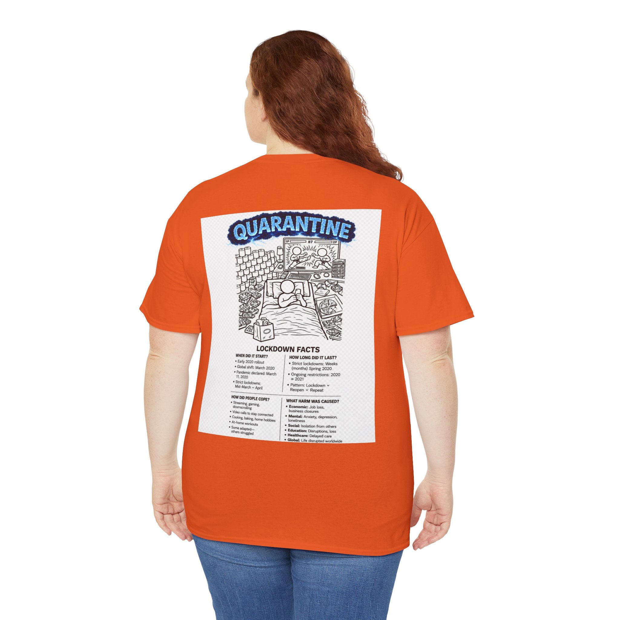 Copy of  I Survived 2020 — S3:E1 "Quarantine" | Lockdown Edition Documentary Unisex Heavy Cotton Tee