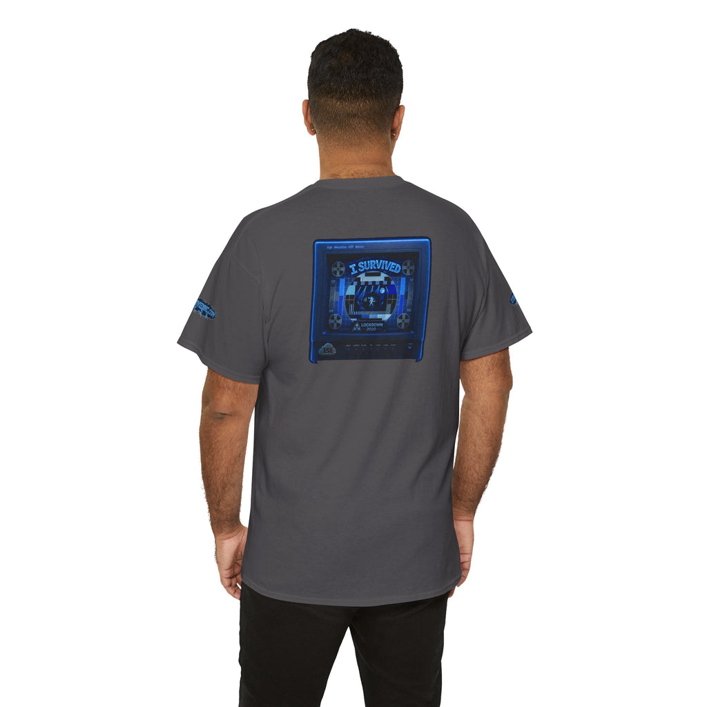 I Survived 2020 — "Please Stand By" Test Pattern Tee Lockdown Special Edition Summer Exclusive Unisex Heavy Cotton Tee