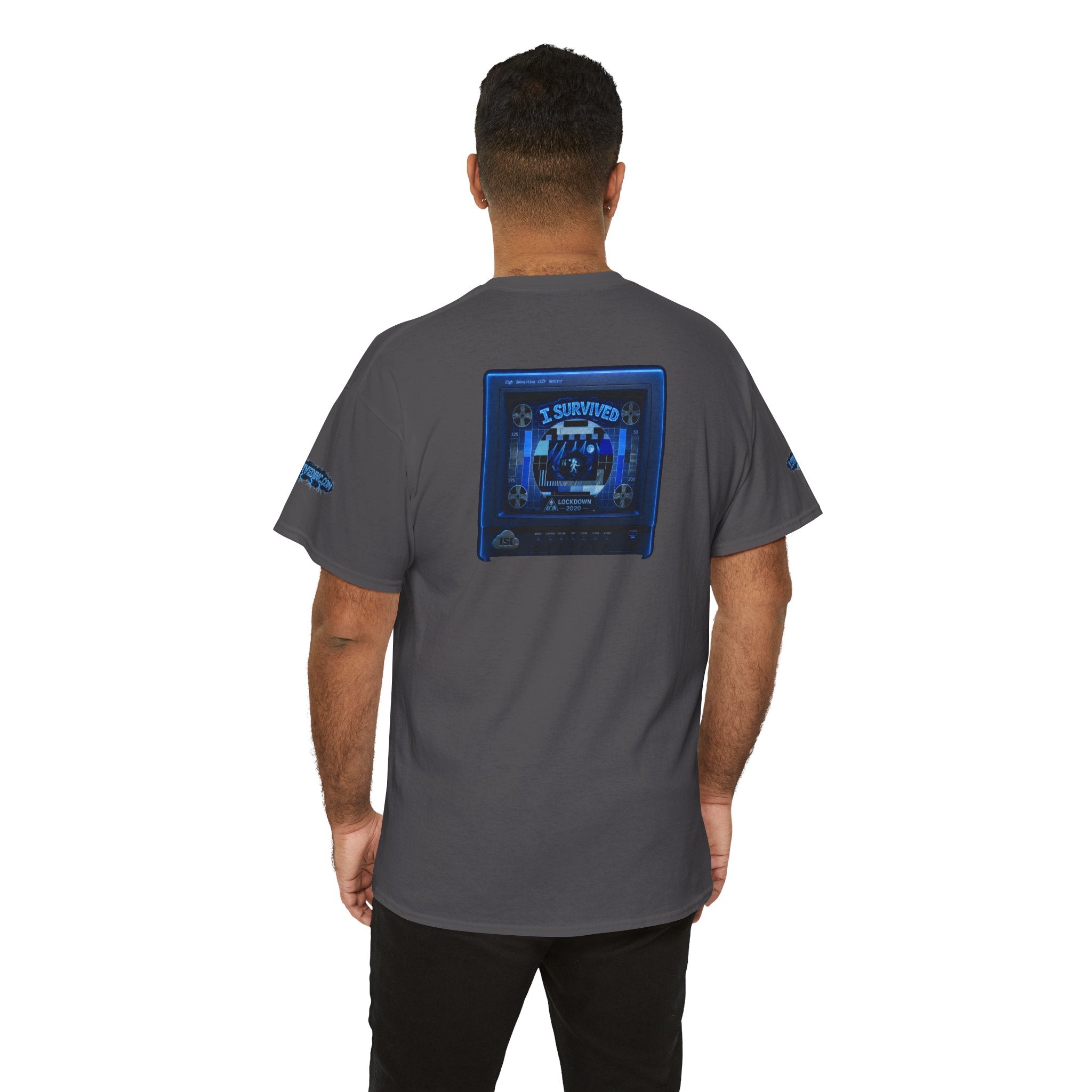 I Survived 2020 — "Please Stand By" Test Pattern Tee Lockdown Special Edition Summer Exclusive Unisex Heavy Cotton Tee