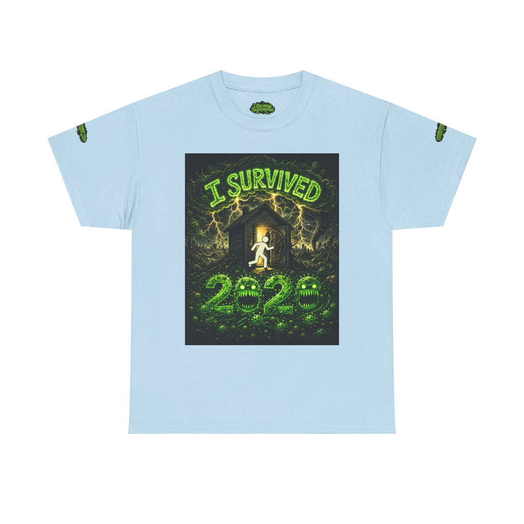I Survived 2020 — PANDEMIC S1:E4: Special Edition "Mask Madness" Unisex Heavy Cotton Tee