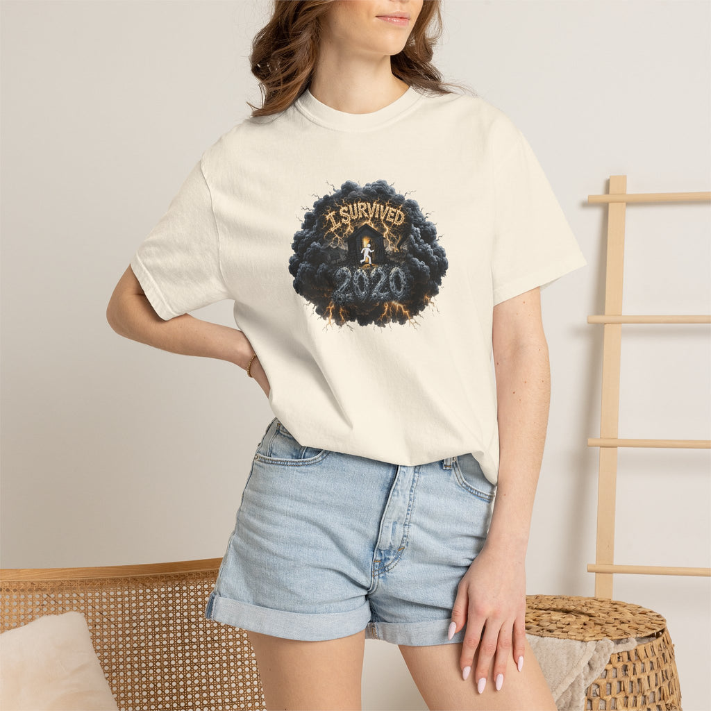 I Survived 2020 — Original PILOT Design: Director's Cut Unisex Garment-Dyed T-shirt
