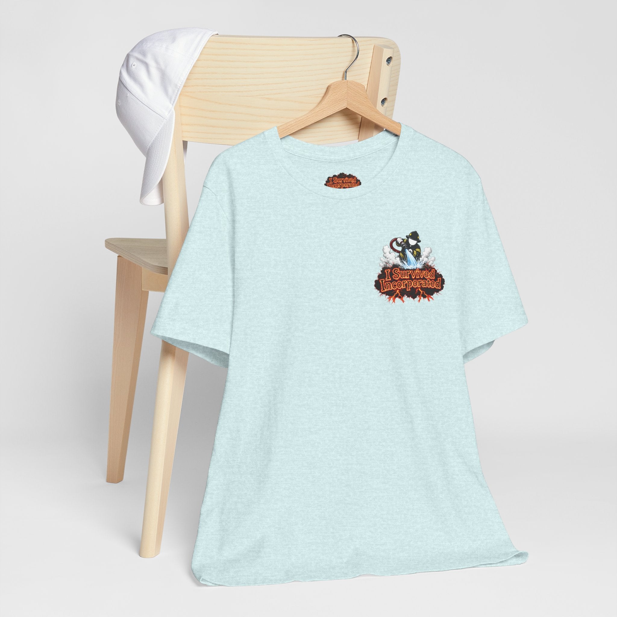 I Survived 2020 — "Please Stand By" Test Pattern Tee Wildfire Signal Edition Summer Premiere Unisex Jersey Short Sleeve Tee