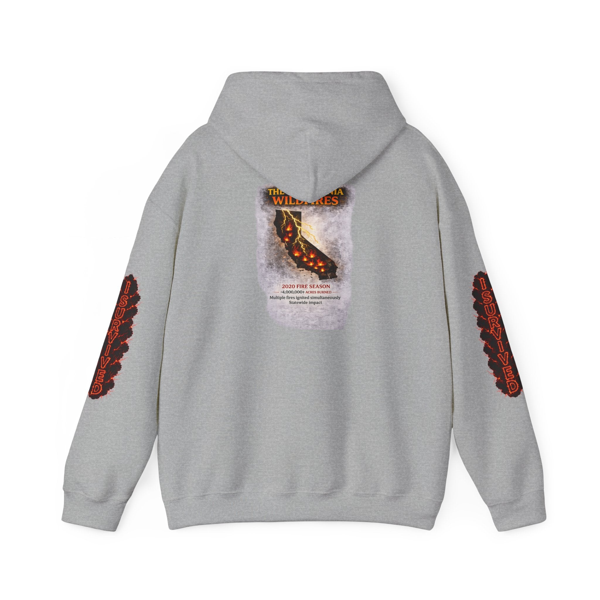 I Survived 2020 — Director's Cut S2:E3 "The California Wildfires" | Wildfire Edition Memorial Hoodie Sweatshirt
