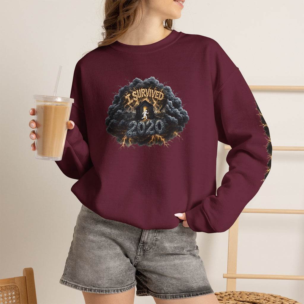 I Survived 2020 — Original PILOT Design: Director's Cut Special Edition Unisex Heavy Blend™ Crewneck Sweatshirt