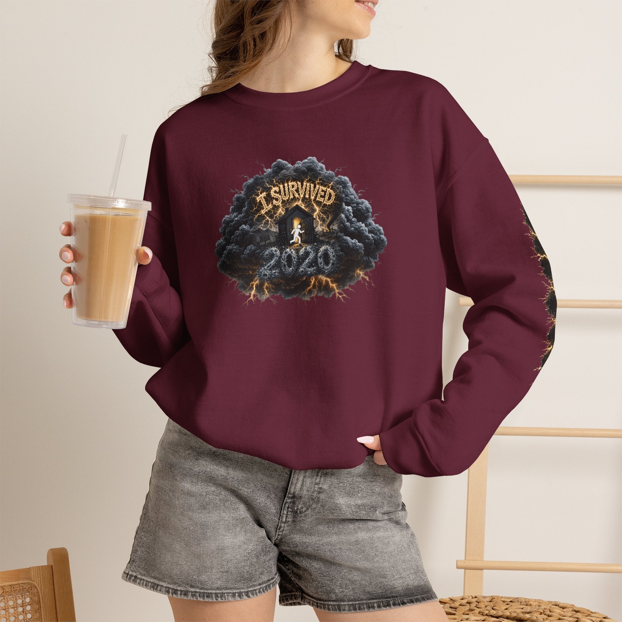I Survived 2020 — Original PILOT Design: Director's Cut Special Edition Unisex Heavy Blend™ Crewneck Sweatshirt
