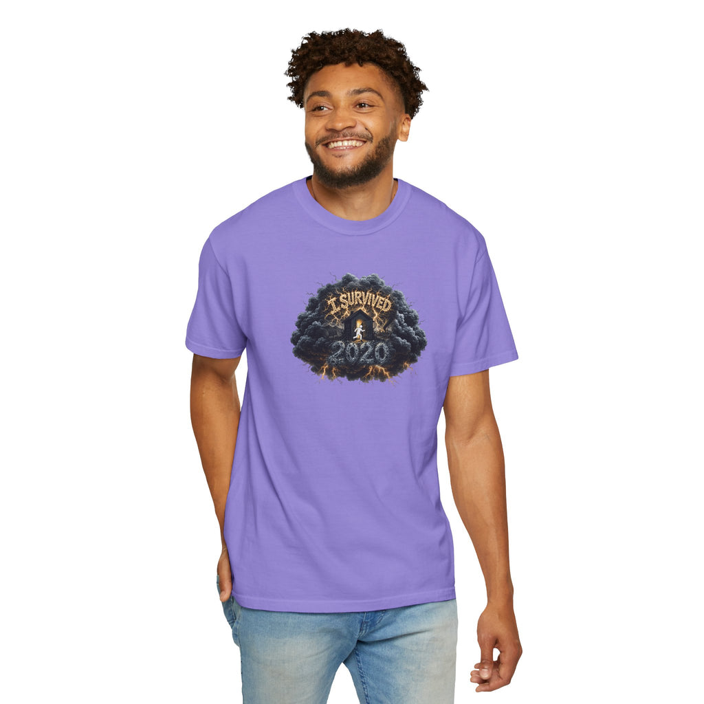 I Survived 2020 — Original PILOT Design: Director's Cut Unisex Garment-Dyed T-shirt