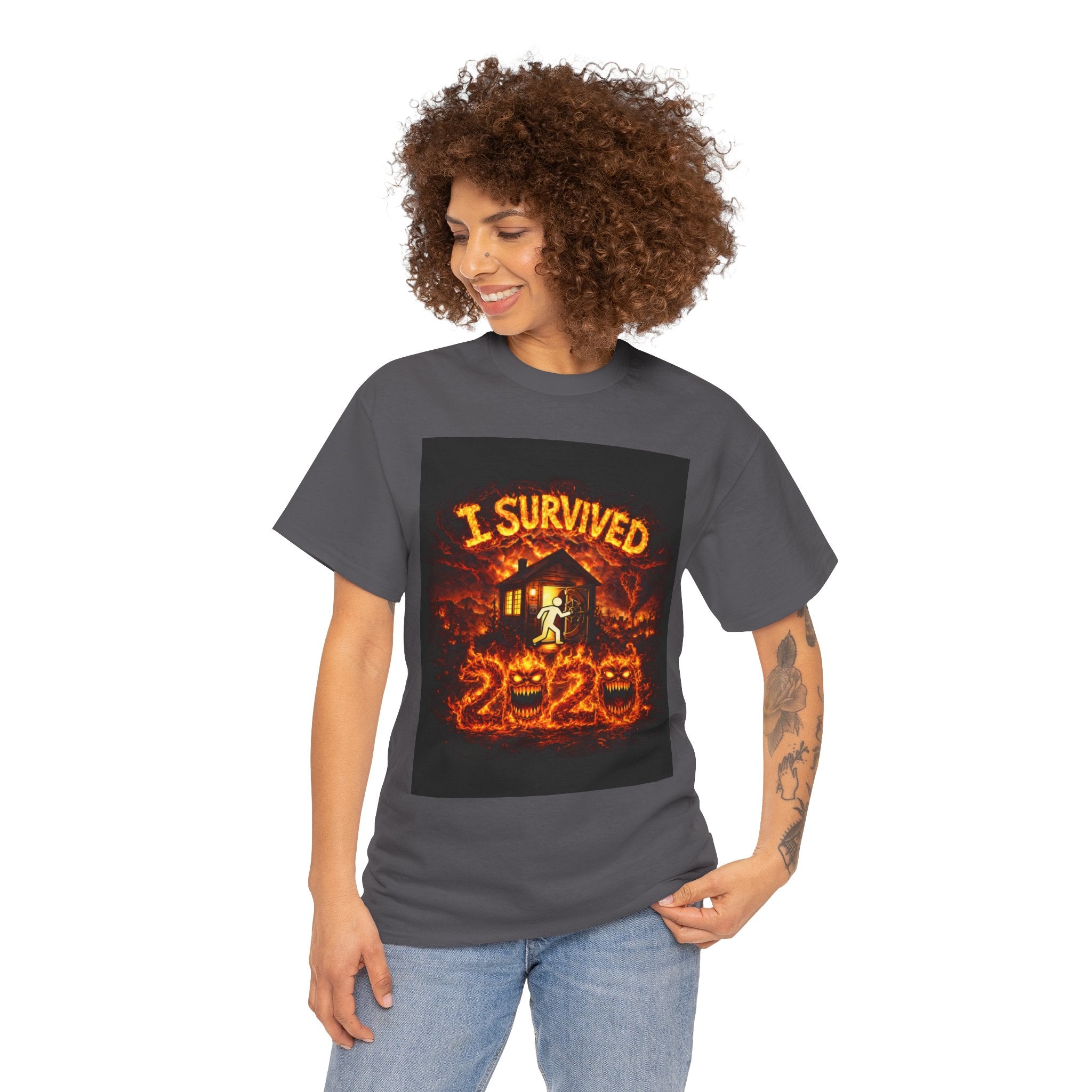 I Survived 2020 — S2:E1 "Berry Creek" | Wildfire Edition Memorial Unisex Heavy Cotton Tee
