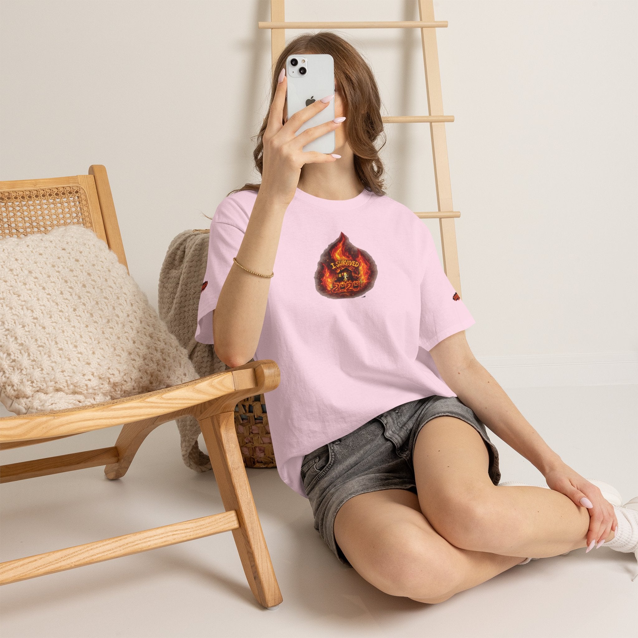 I Survived 2020 — WILDFIRES S2:E3: Director's Cut Special Edition "The California Wildfires" Memorial Unisex Heavy Cotton Tee