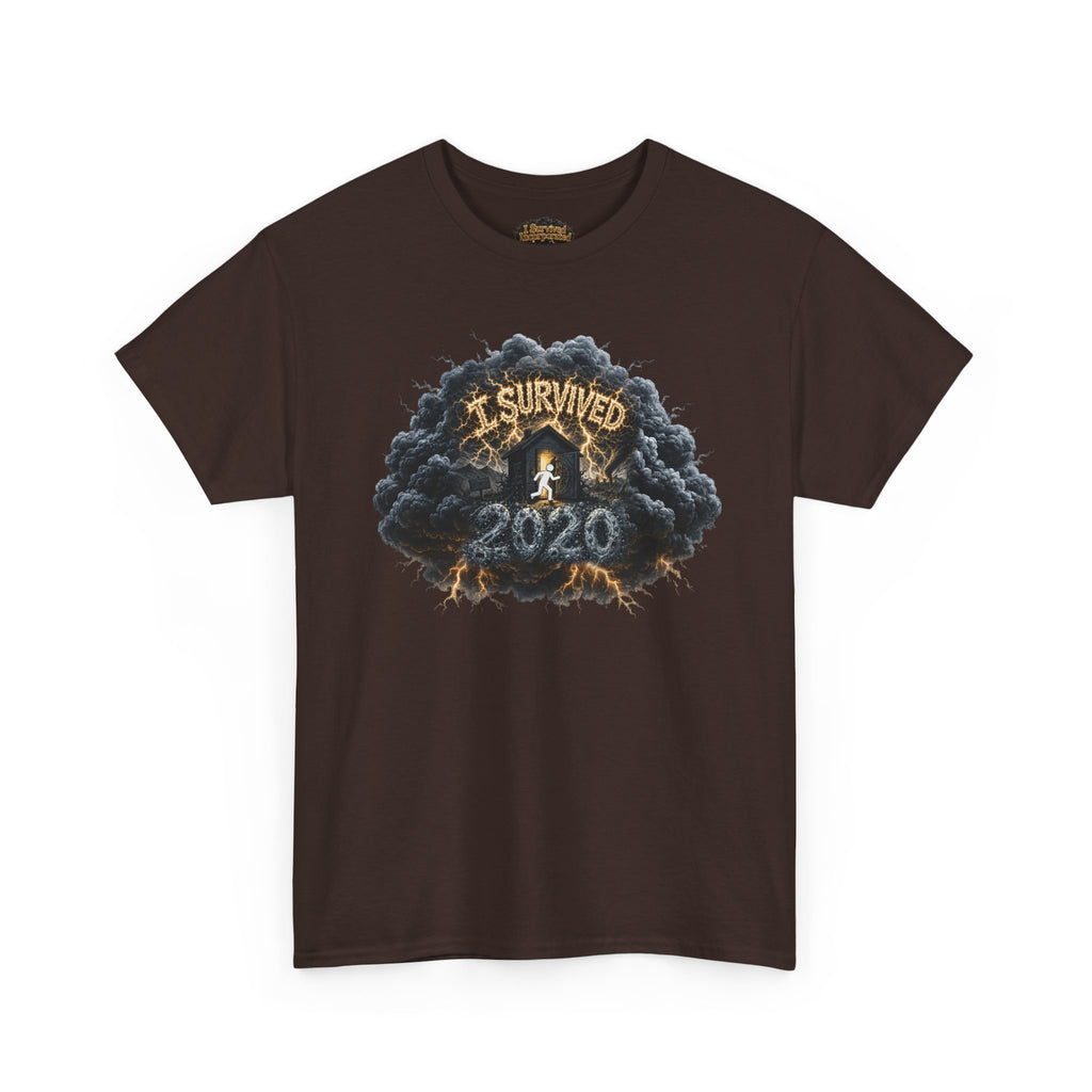 I Survived 2020 —  Deriector's Cut Original Design Teaser Tee | Season 1 Premiere Drop Unisex Heavy Cotton Tee