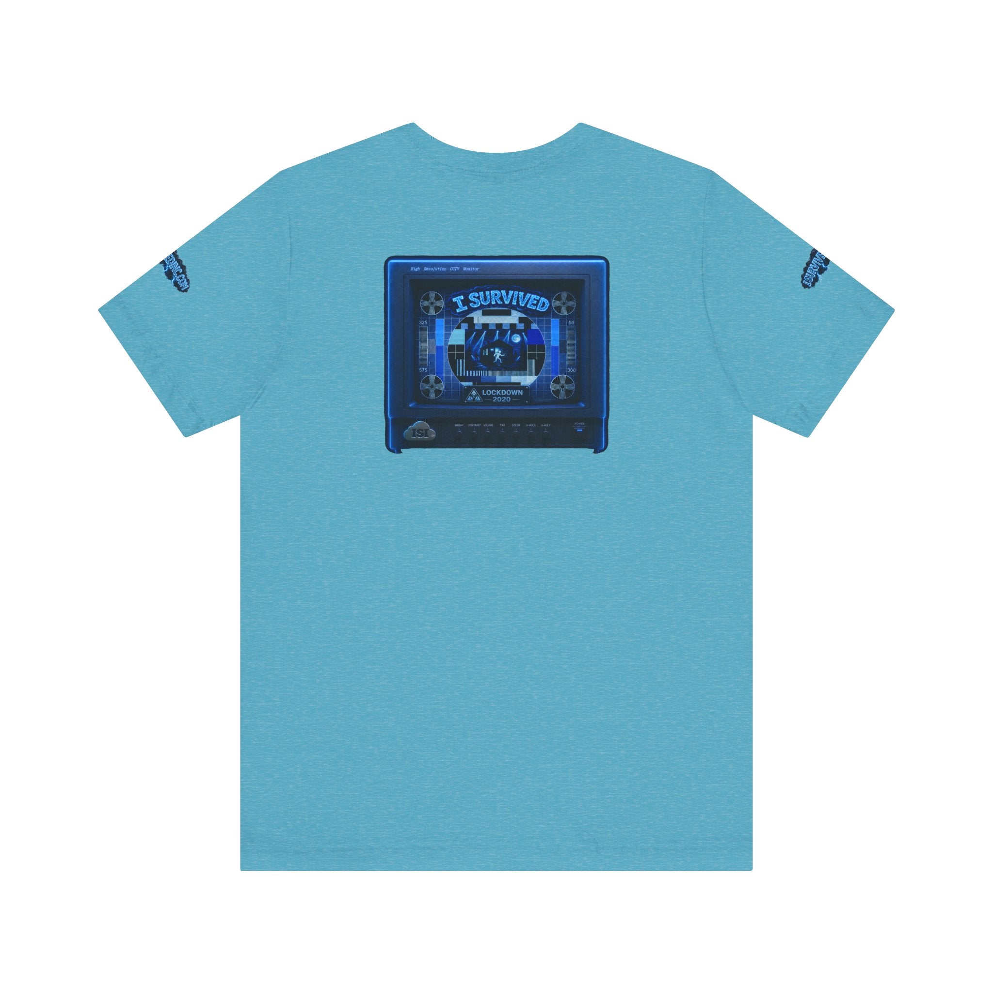 I Survived 2020 — "Please Stand By" Test Pattern Tee Lockdown Special Edition Summer Exclusive Unisex Jersey Short Sleeve Tee