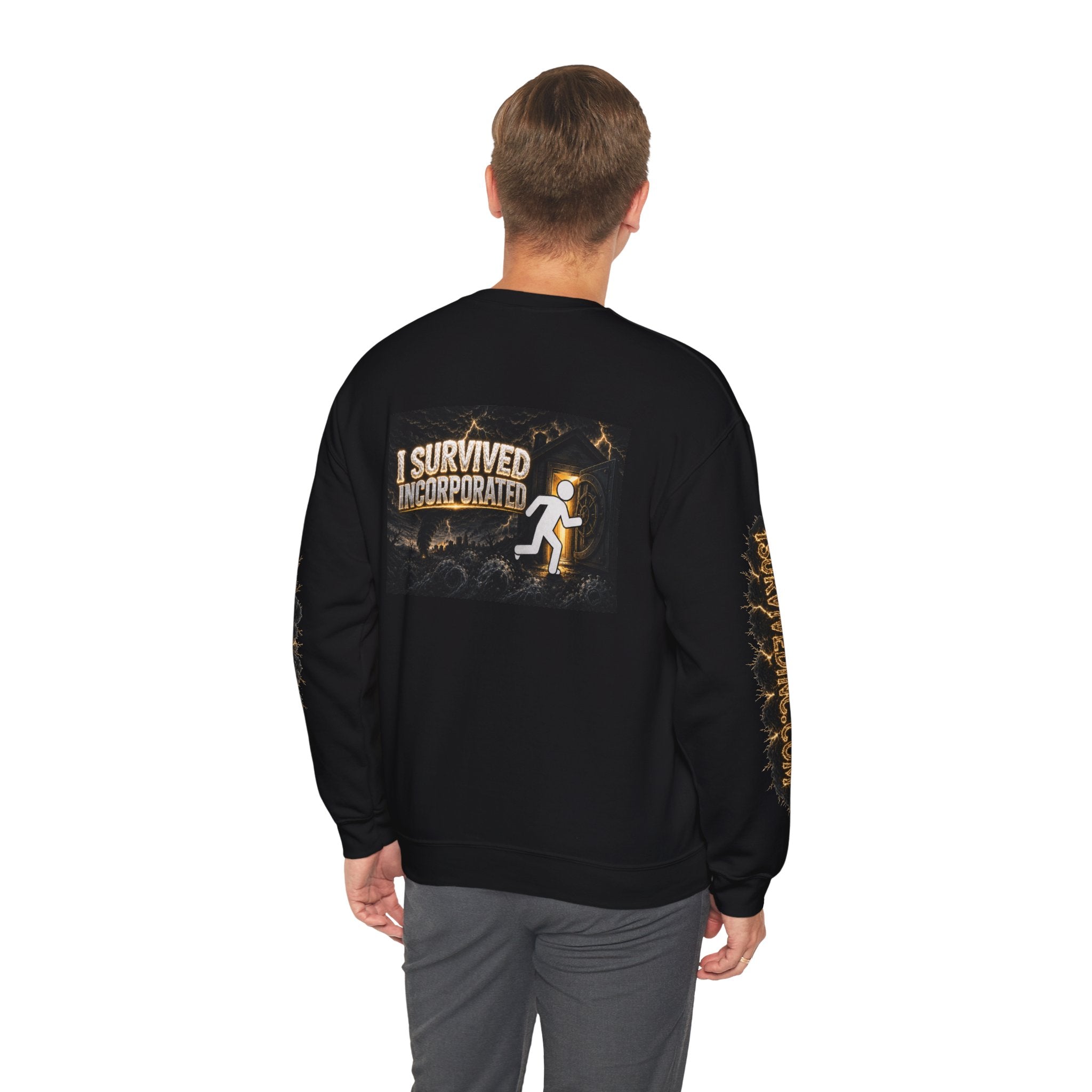 I Survived 2020 — Original Design Teaser Tee | Season 1 Premiere Drop Unisex Heavy Blend™ Crewneck Sweatshirt (SPECIAL EDITION)