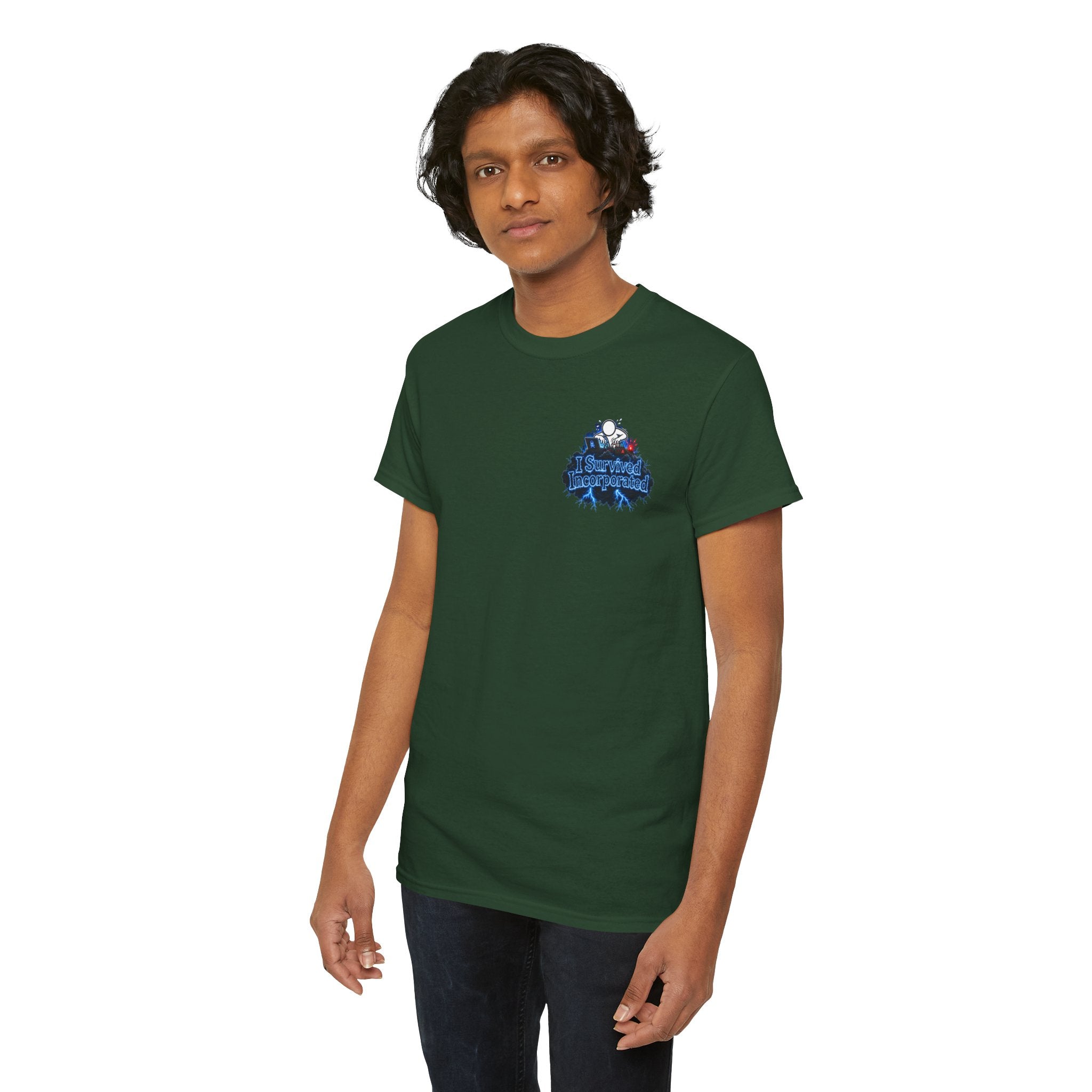 I Survived 2020 — "Please Stand By" Test Pattern Tee Lockdown Surveillance Edition Summer Exclusive Unisex Heavy Cotton Tee