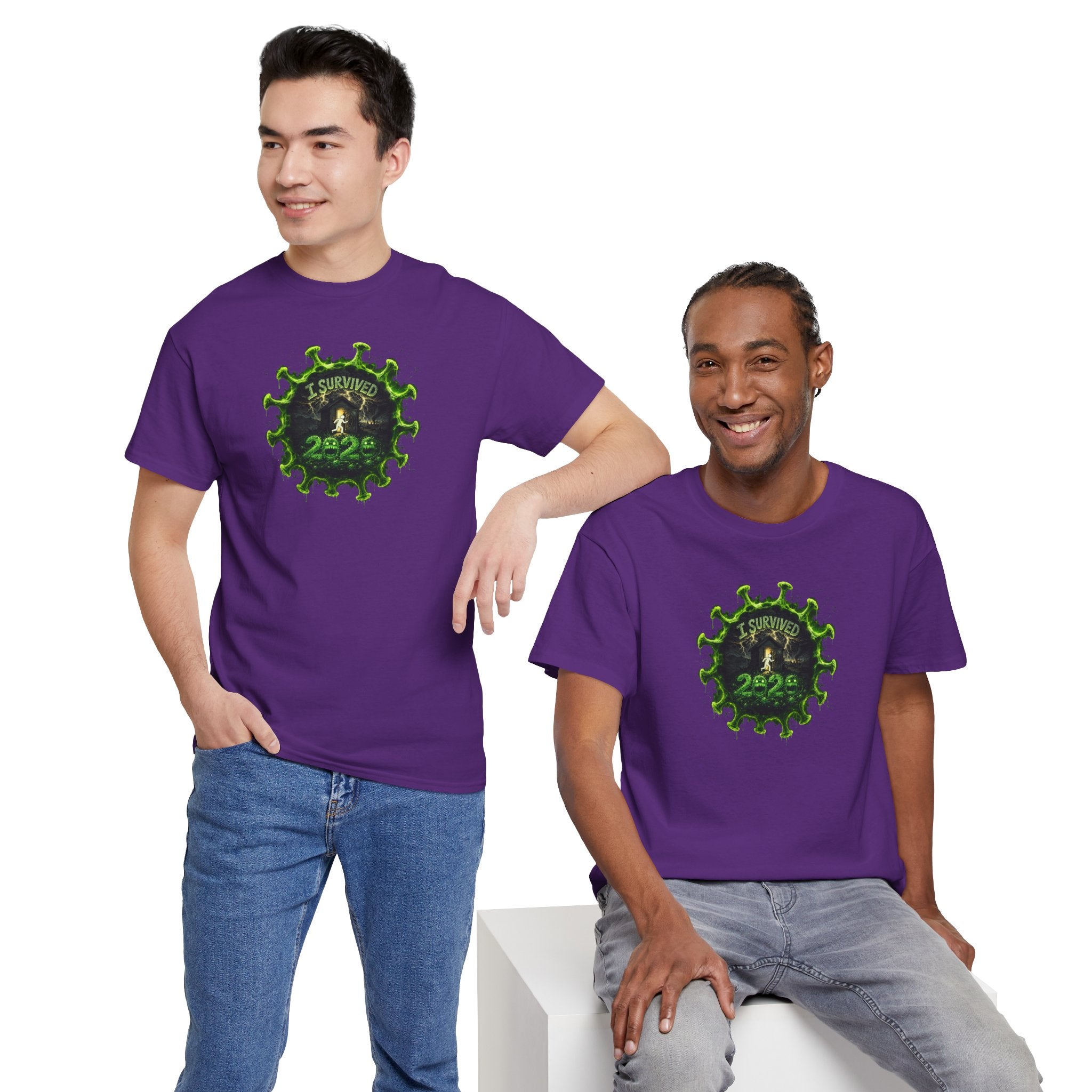I Survived 2020 — PANDEMIC S1:E3: Director's Cut "The Jab!" Unisex Heavy Cotton Tee