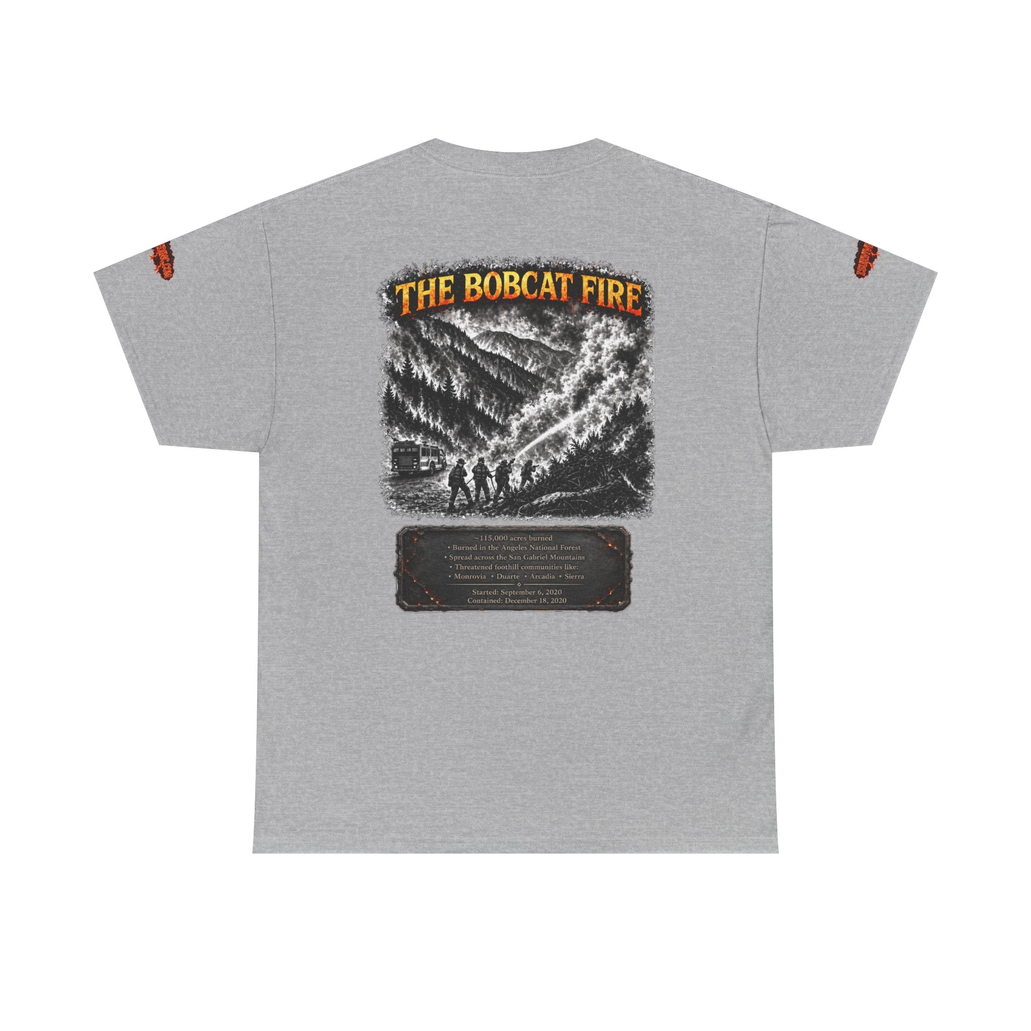 I Survived 2020 — Director's Cut S2:E2 "The Bobcat Fire" | Wildfire Edition Memorial Unisex Heavy Cotton Tee (SPECIAL EDITION)