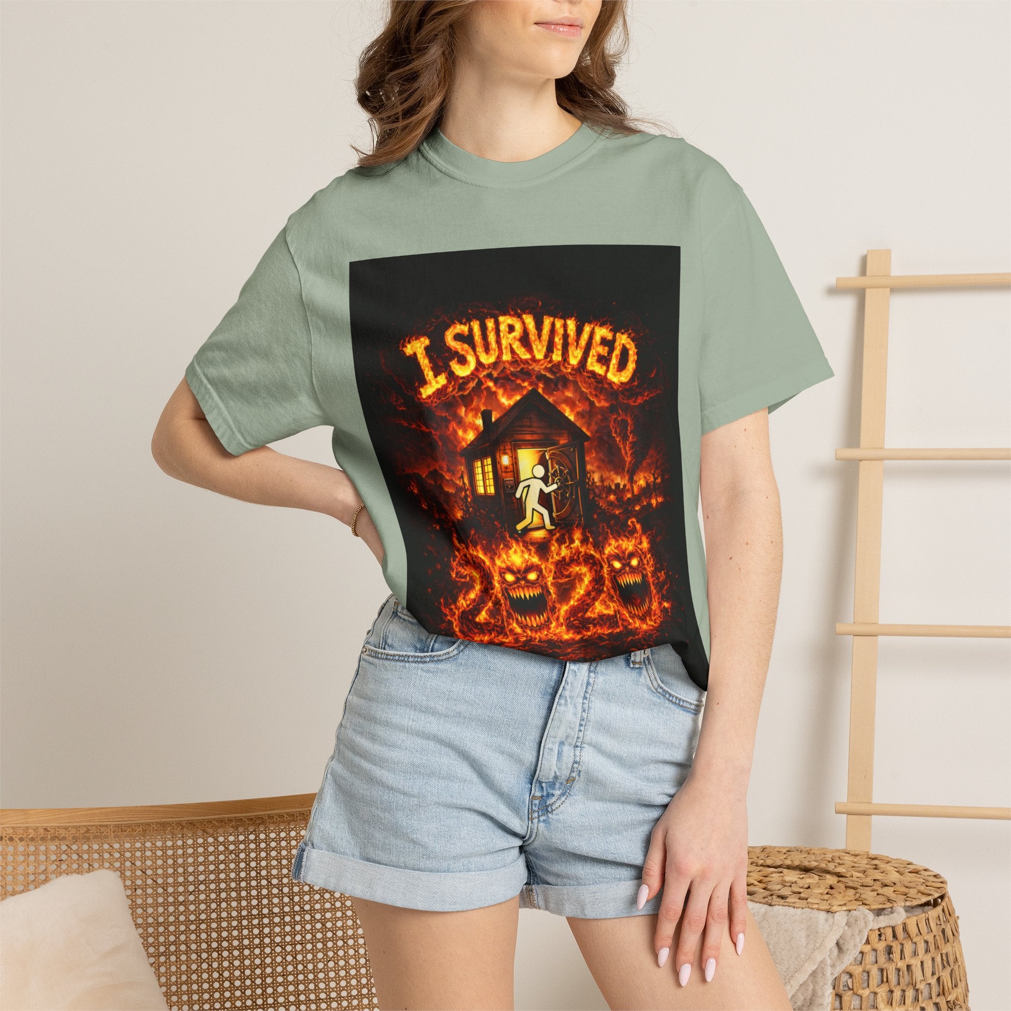 I Survived 2020 — S2:E3 "The California Wildfires" | Wildfire Edition Memorial Unisex Garment-Dyed T-shirt