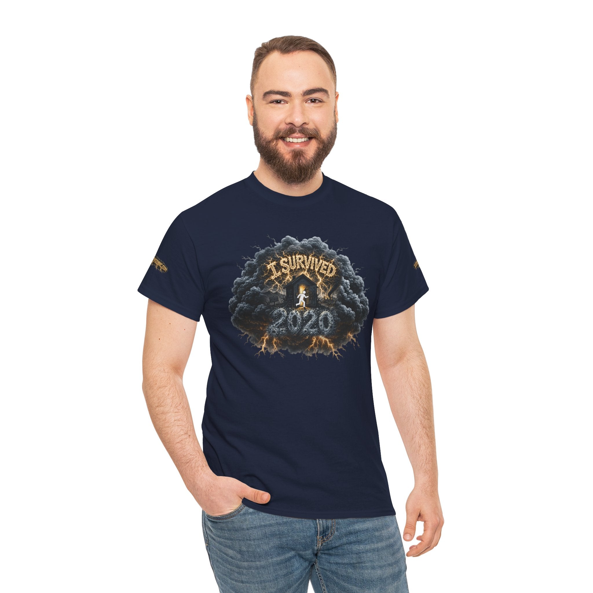 I Survived 2020 — Director's Cut Original Design Teaser Tee | Season 1 Premiere Drop Unisex Heavy Cotton Tee (SPECIAL EDITION)
