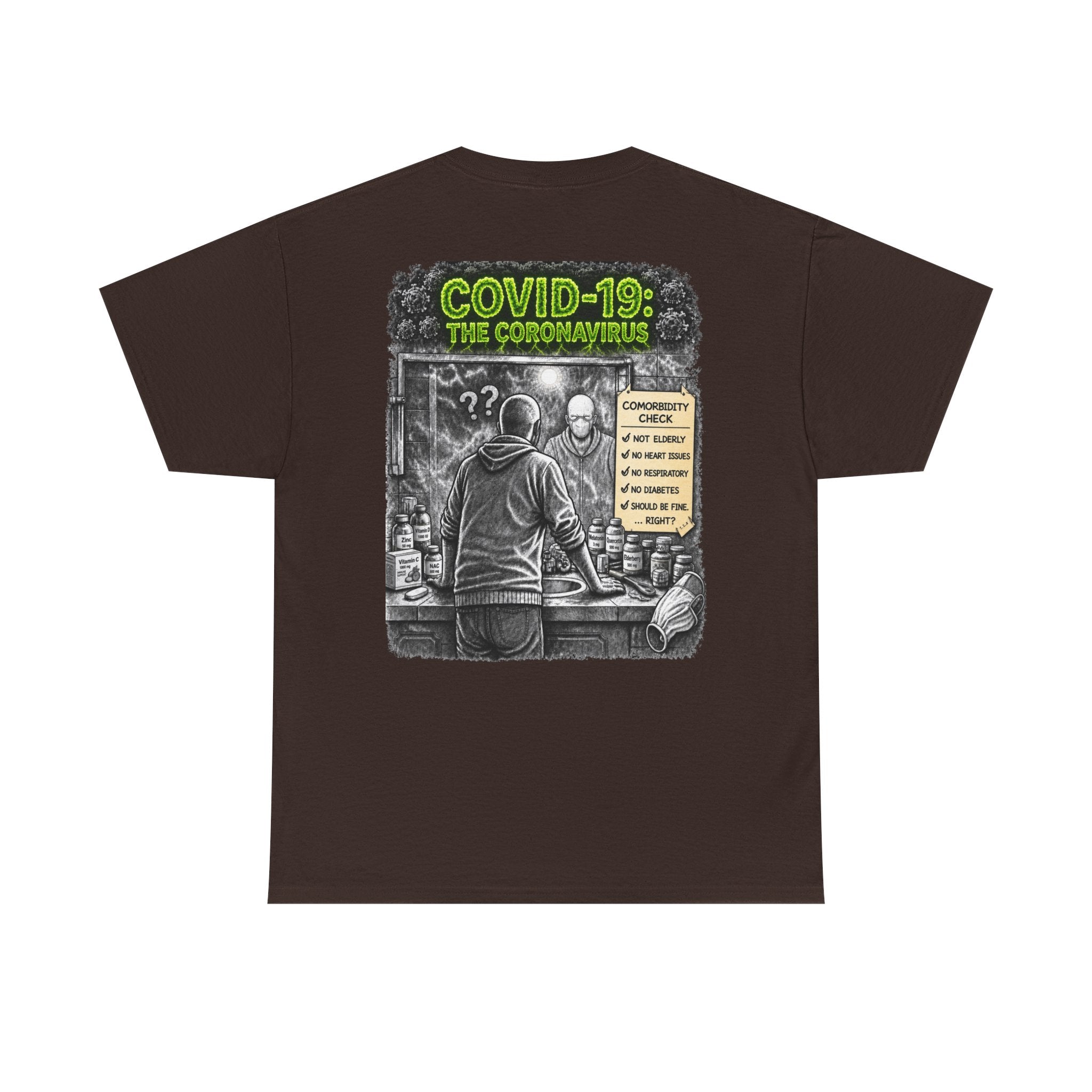 I Survived 2020 — S1:E1 "COVID-19: The Coronavirus" | Pandemic Edition Unisex Heavy Cotton Tee