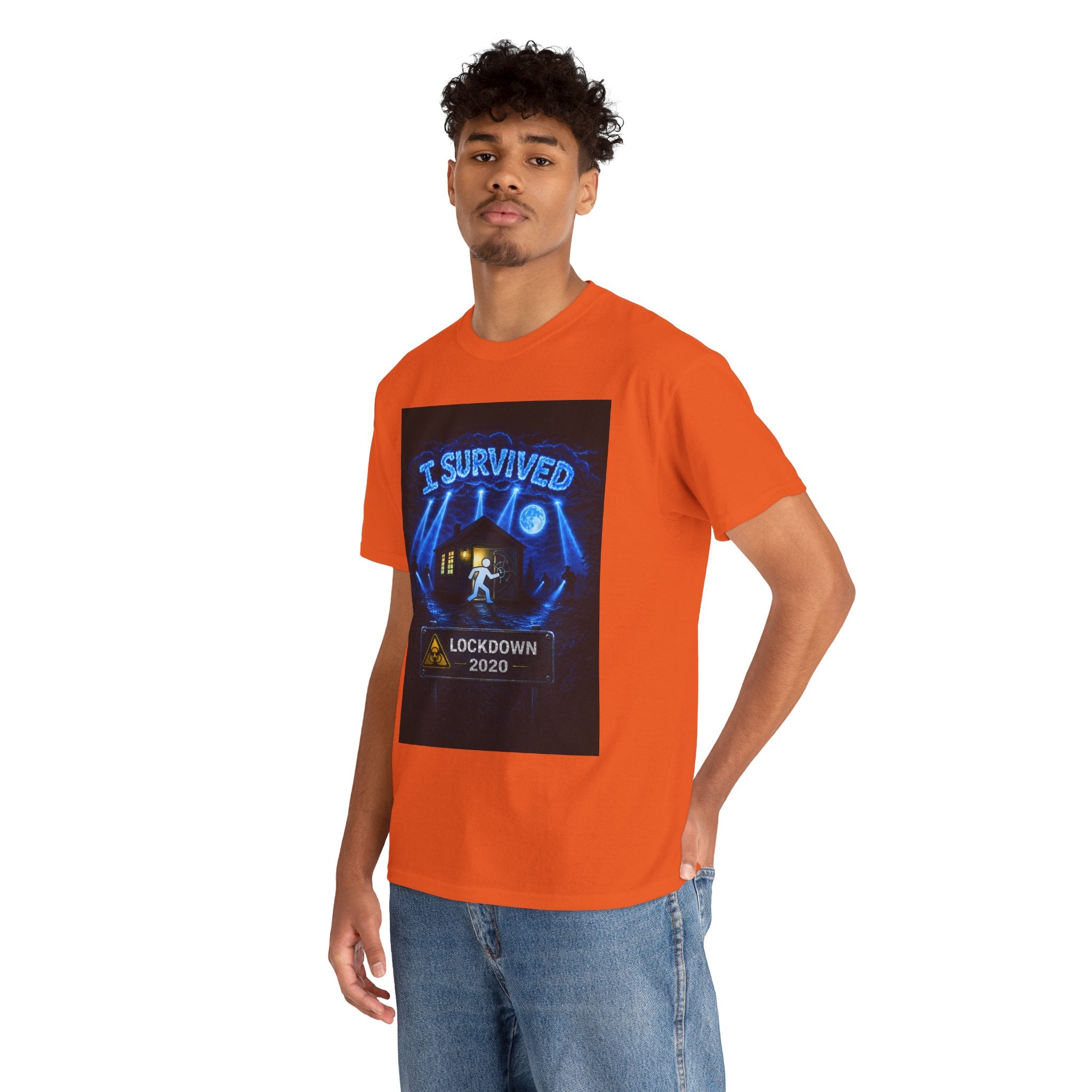 Copy of  I Survived 2020 — S3:E1 "Quarantine" | Lockdown Edition Documentary Unisex Heavy Cotton Tee