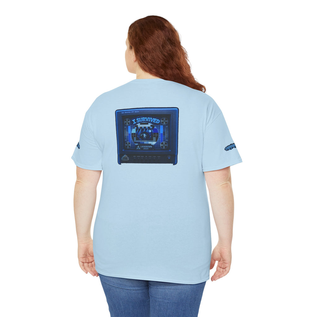 I Survived 2020 — "Please Stand By" Test Pattern Tee Lockdown Special Edition Summer Exclusive Unisex Heavy Cotton Tee