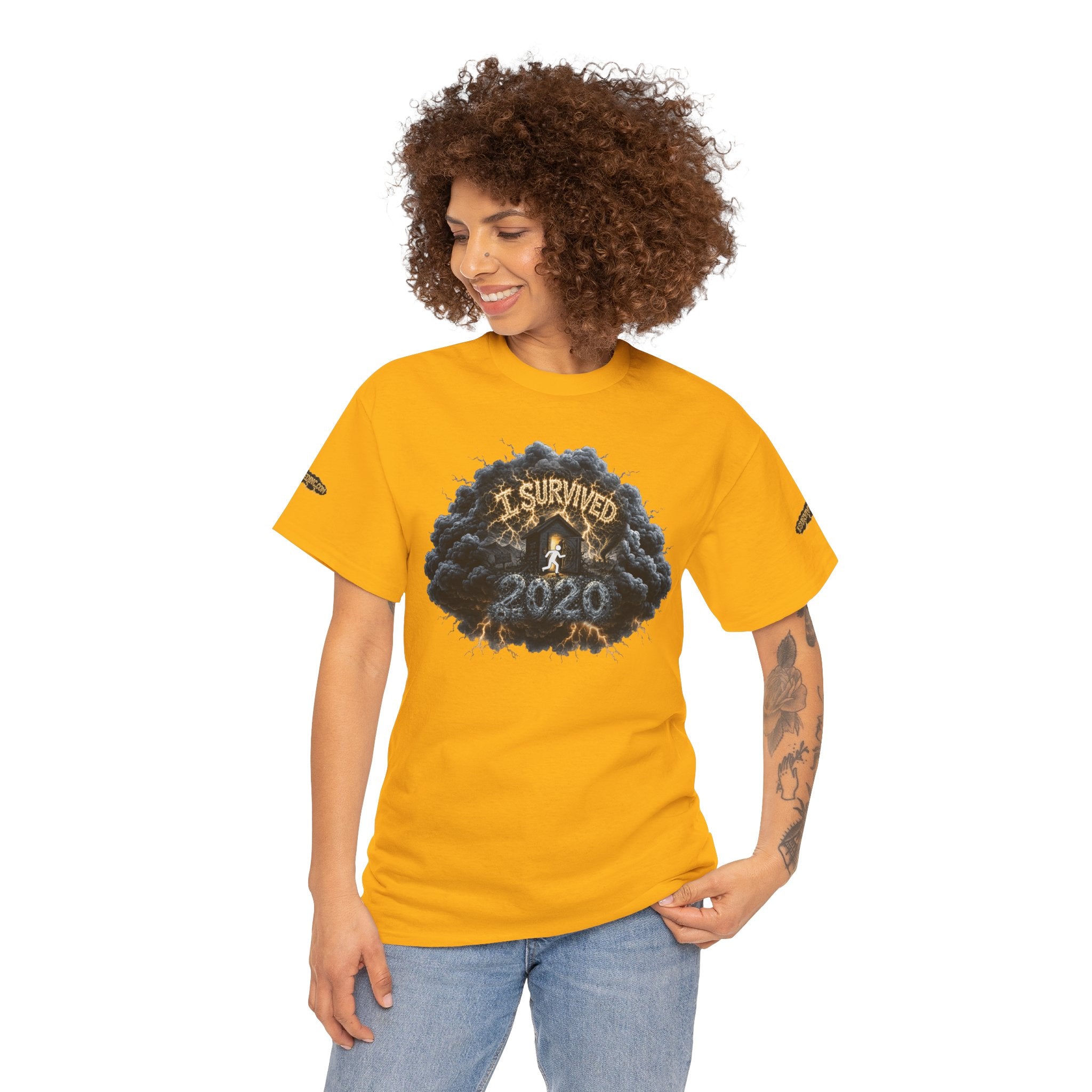 I Survived 2020 — Director's Cut Original Design Teaser Tee | Season 1 Premiere Drop Unisex Heavy Cotton Tee (SPECIAL EDITION)