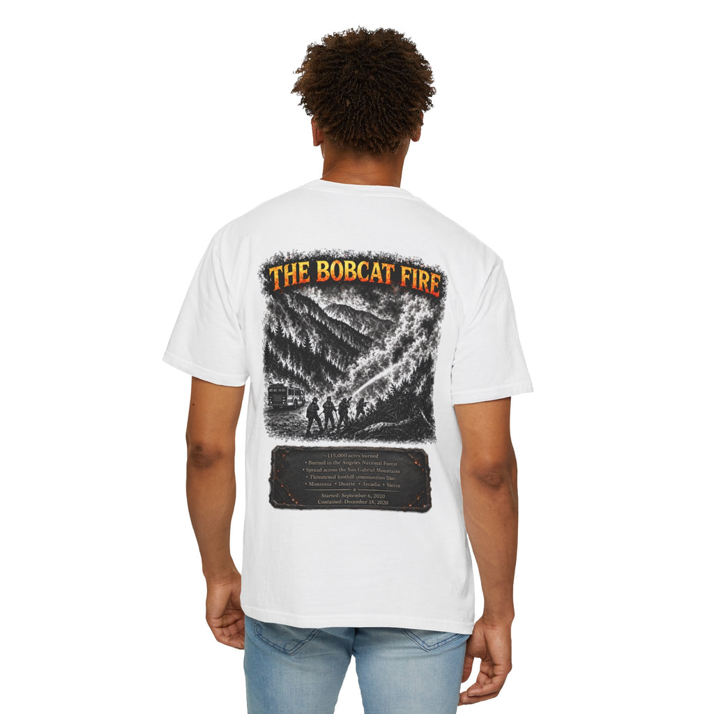 I Survived 2020 — WILDFIRES S2:E2: "The Bobcat Fire" Memorial Unisex Garment-Dyed T-shirt
