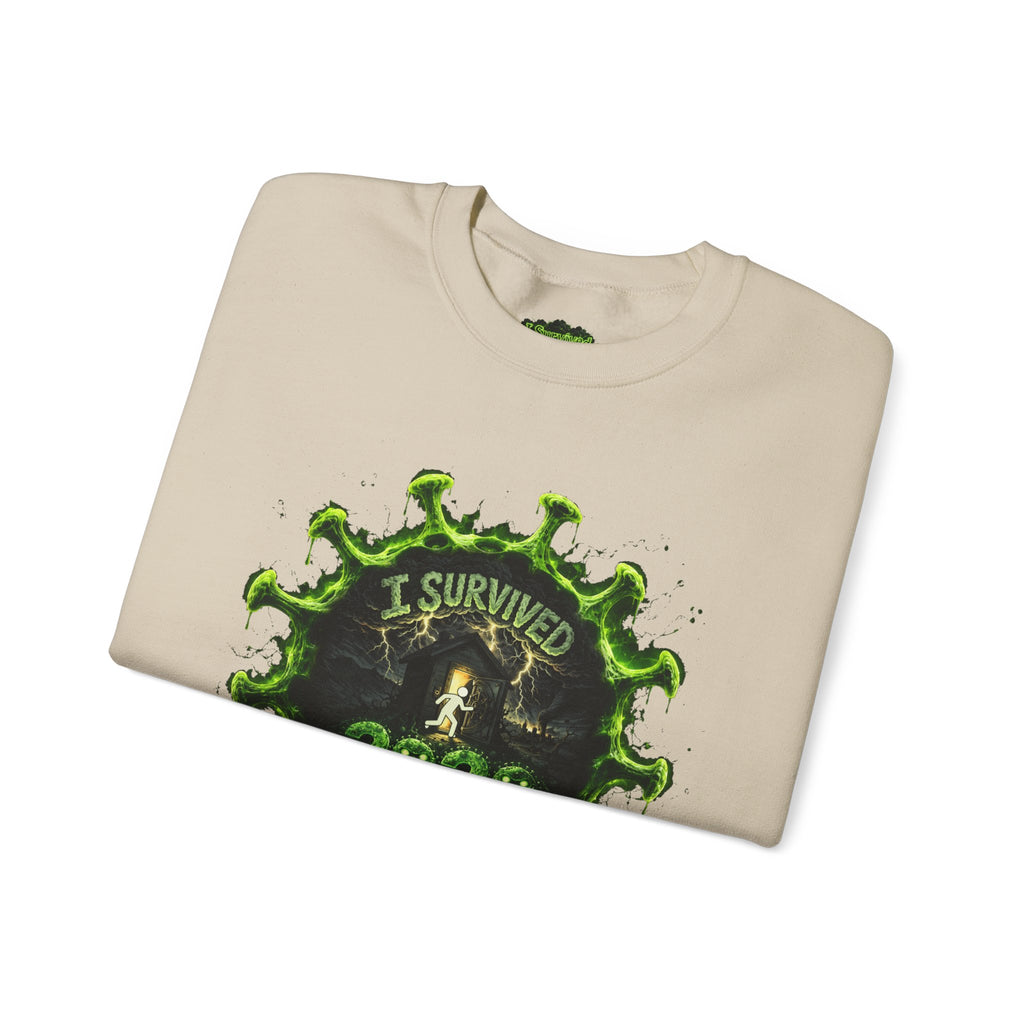 I Survived 2020 — Director's Cut S1:E2 "The Coming of COVID" | Pandemic Edition Unisex Heavy Blend™ Crewneck Sweatshirt