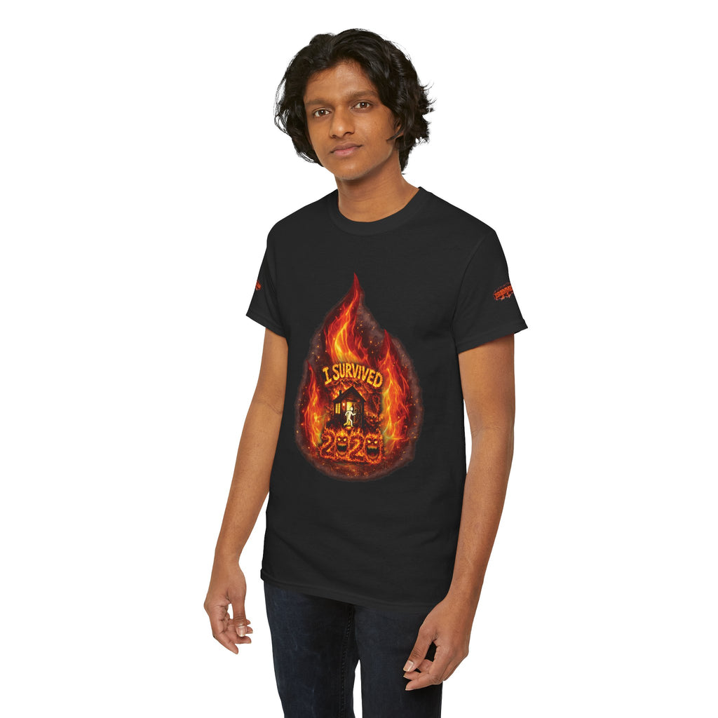 I Survived 2020 — Director's Cut S2:E1 "Berry Creek" | Wildfire Edition Memorial Unisex Heavy Cotton Tee (SPECIAL EDITION)