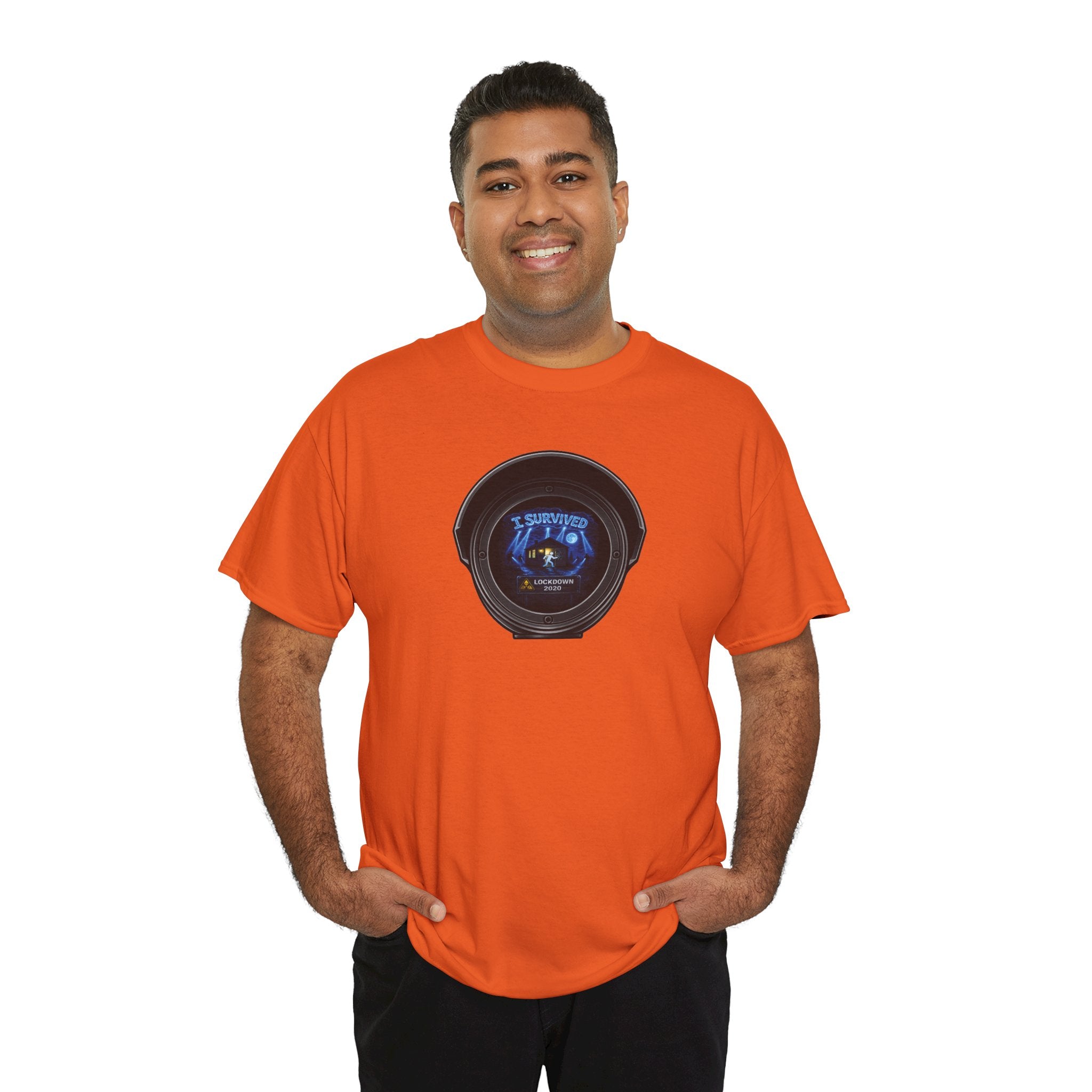 I Survived 2020 — LOCKDOWN S3:E4: Director's Cut "Working From Home" Unisex Heavy Cotton Tee