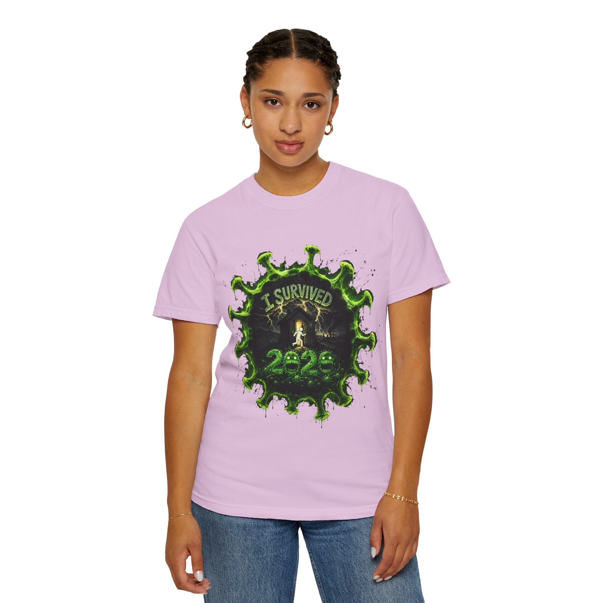 I Survived 2020 — Director's Cut S1:E5 "Delivery Doomsday" | Pandemic Edition Unisex Garment-Dyed T-shirt