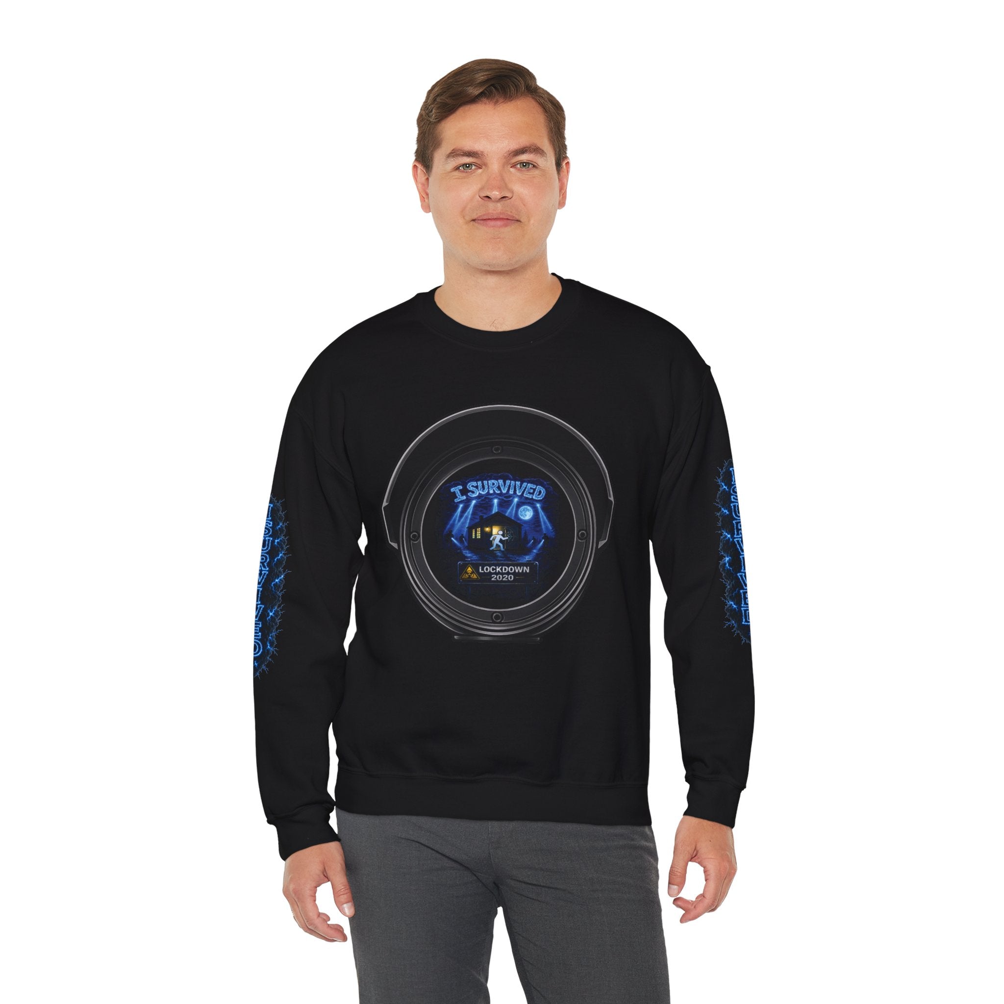 I Survived 2020 — Director's Cut S3:E1 "Quarantine" | Lockdown Edition Documentary Unisex Heavy Blend™ Crewneck Sweatshirt