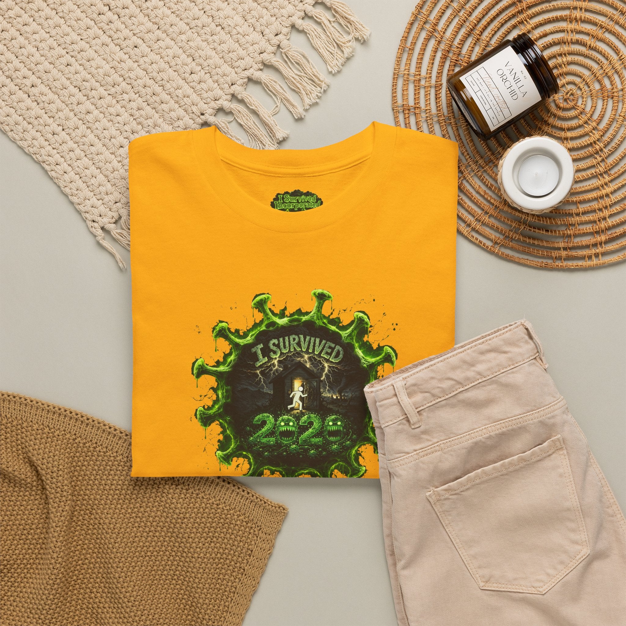 I Survived 2020 — PANDEMIC S1:E3: Director's Cut Special Edition "The Jab!" Unisex Heavy Cotton Tee