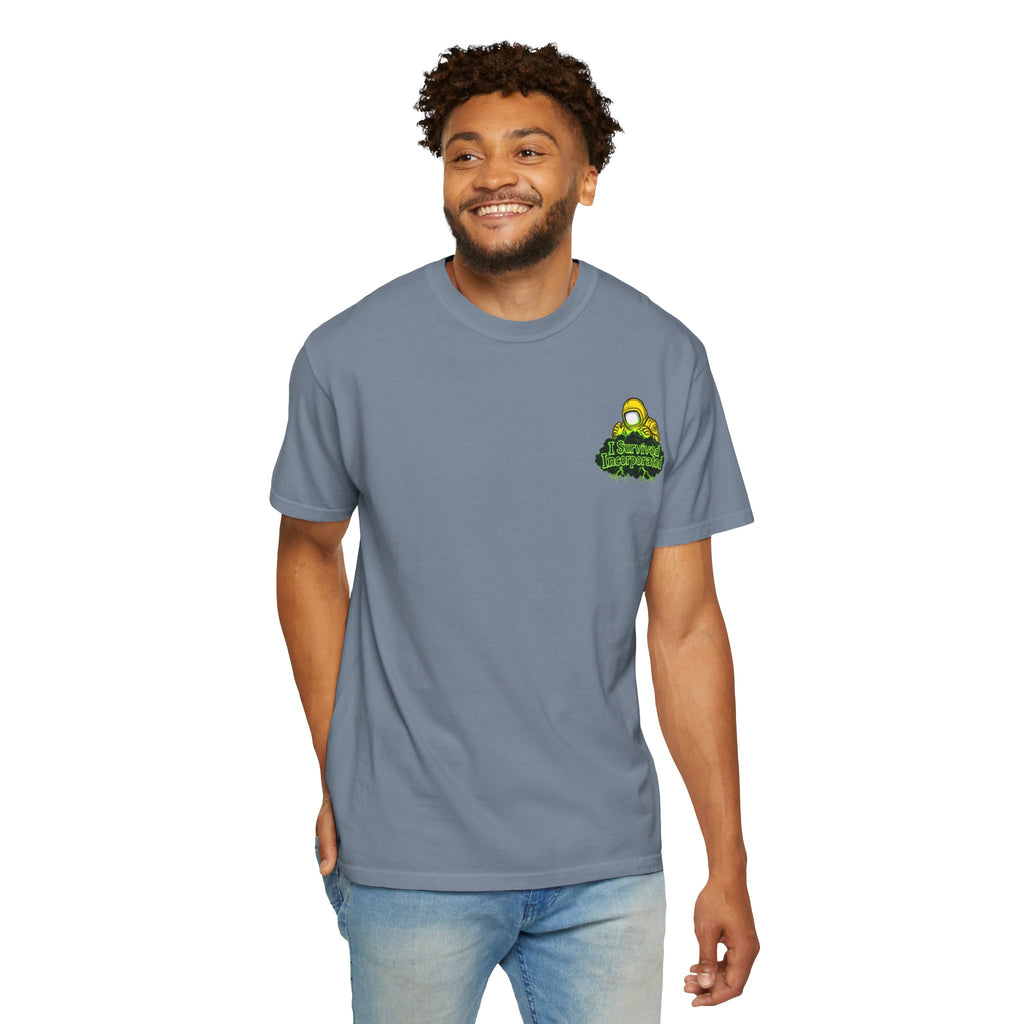 I Survived 2020 — "Please Stand By" Test Pattern Toxic Signal Tee Summer Premiere Unisex Garment-Dyed T-shirt