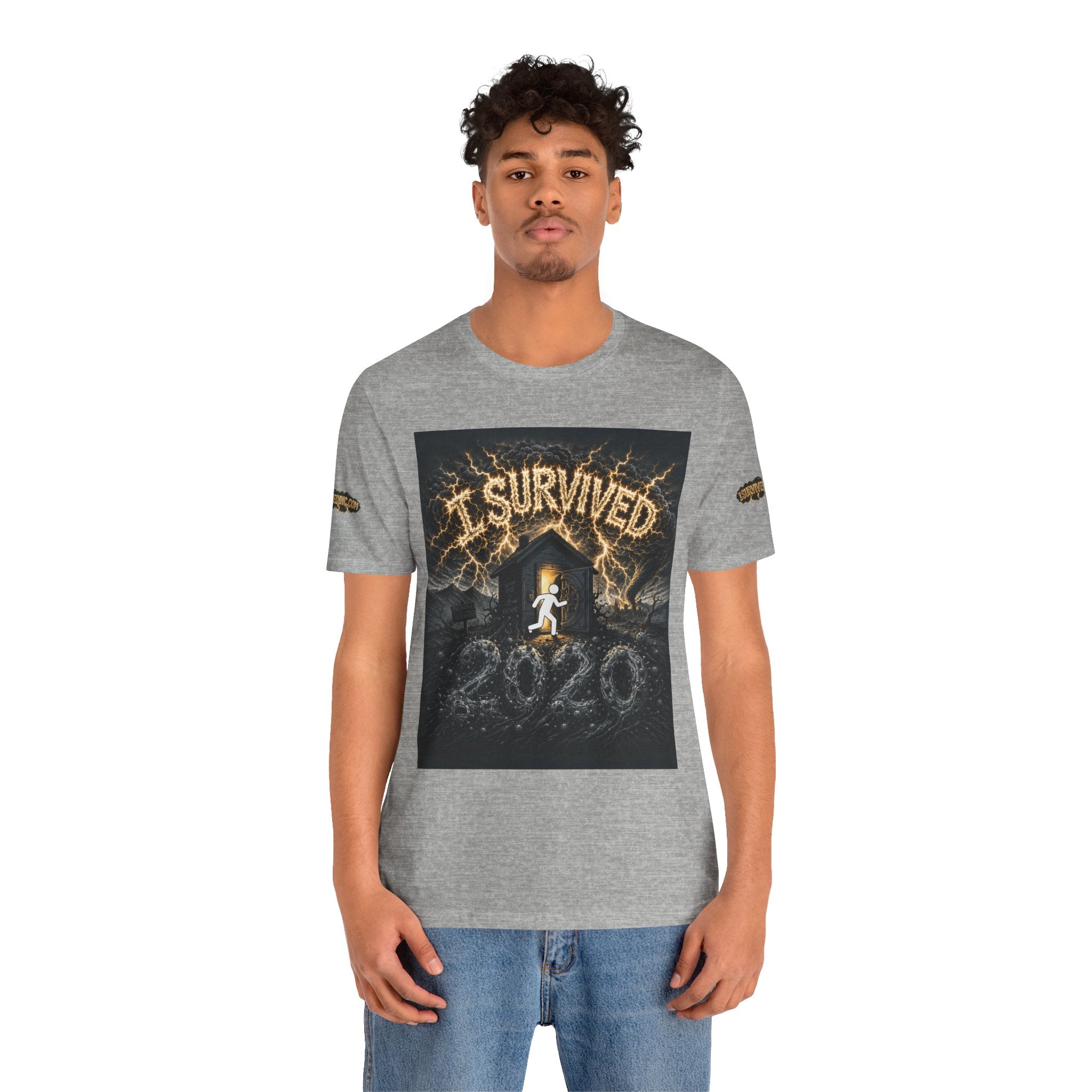 I Survived 2020 — Original Design Teaser Tee | Season 1 Premiere Drop Unisex Jersey Short Sleeve Tee