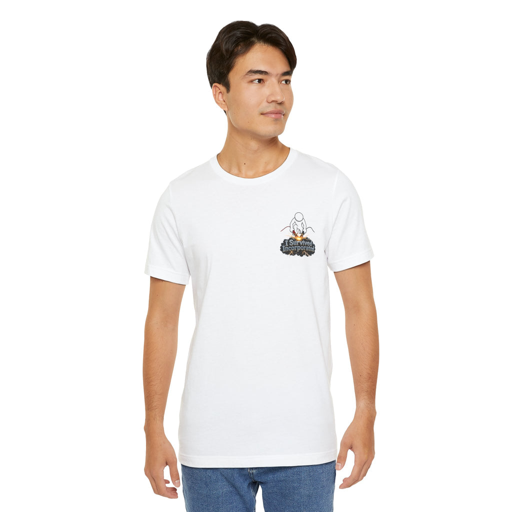 I Survived 2020 — "Please Stand By" Test Pattern Tee Summer Premier Unisex Jersey Short Sleeve Tee