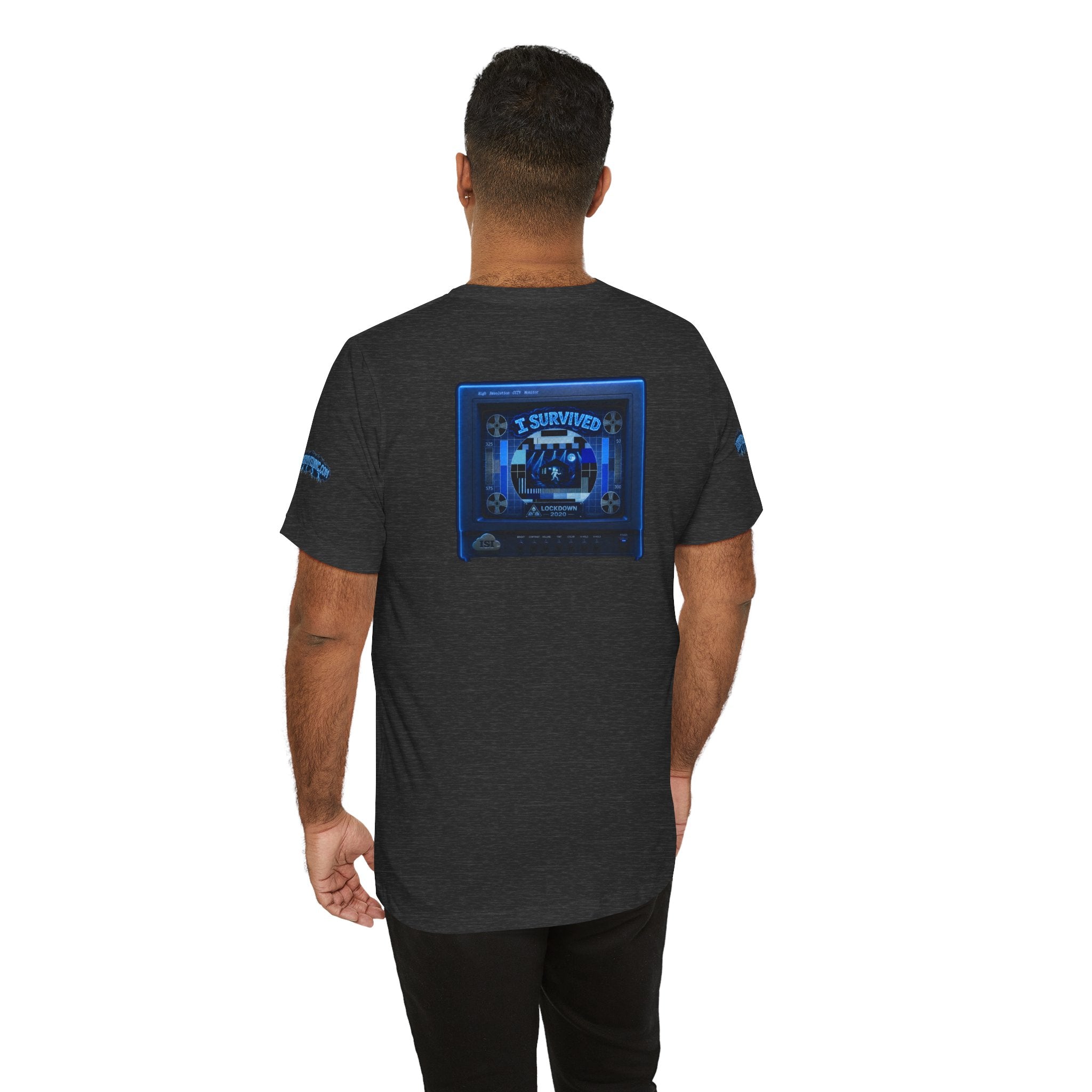 I Survived 2020 — "Please Stand By" Test Pattern Tee Lockdown Special Edition Summer Exclusive Unisex Jersey Short Sleeve Tee