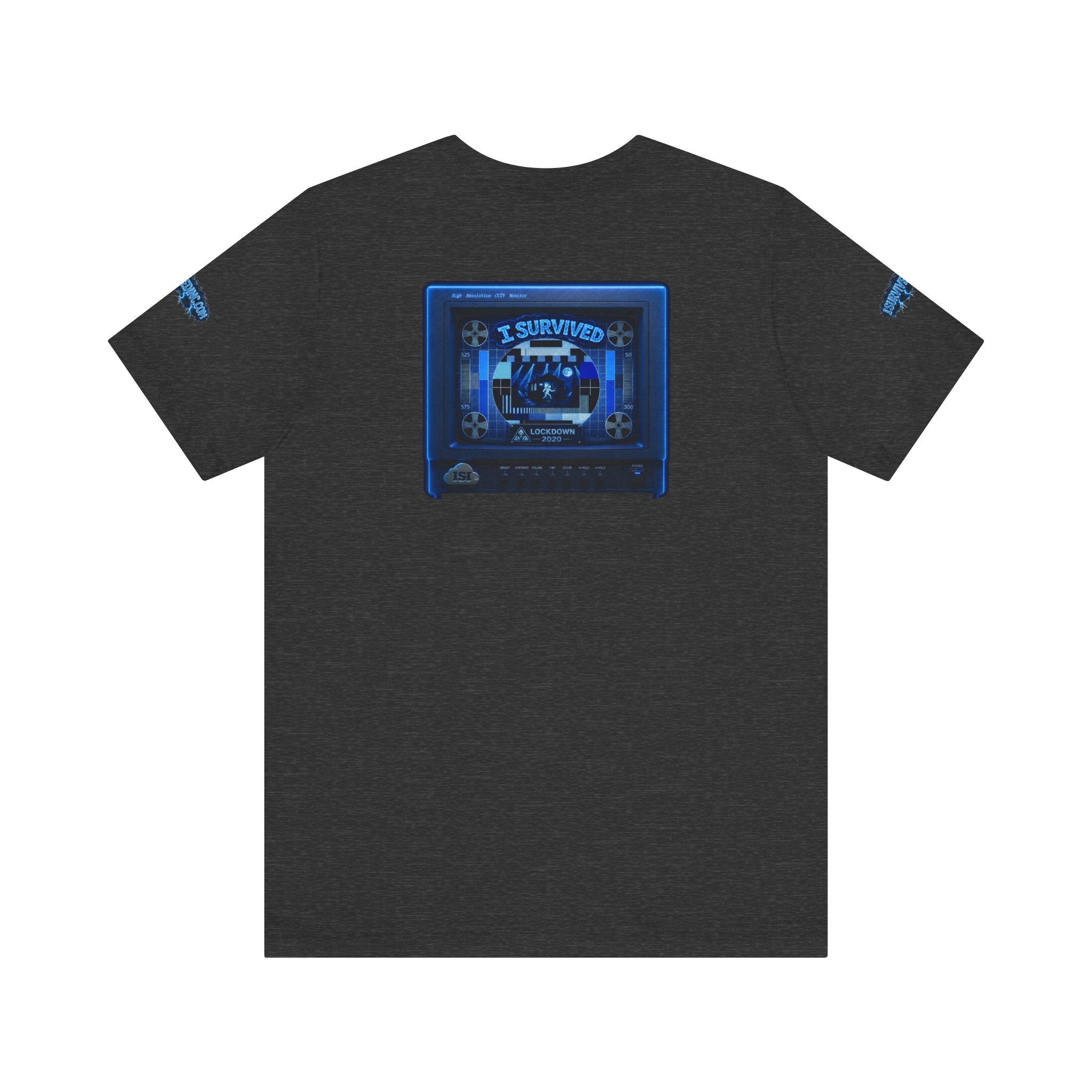 I Survived 2020 — "Please Stand By" Test Pattern Tee Lockdown Special Edition Summer Exclusive Unisex Jersey Short Sleeve Tee