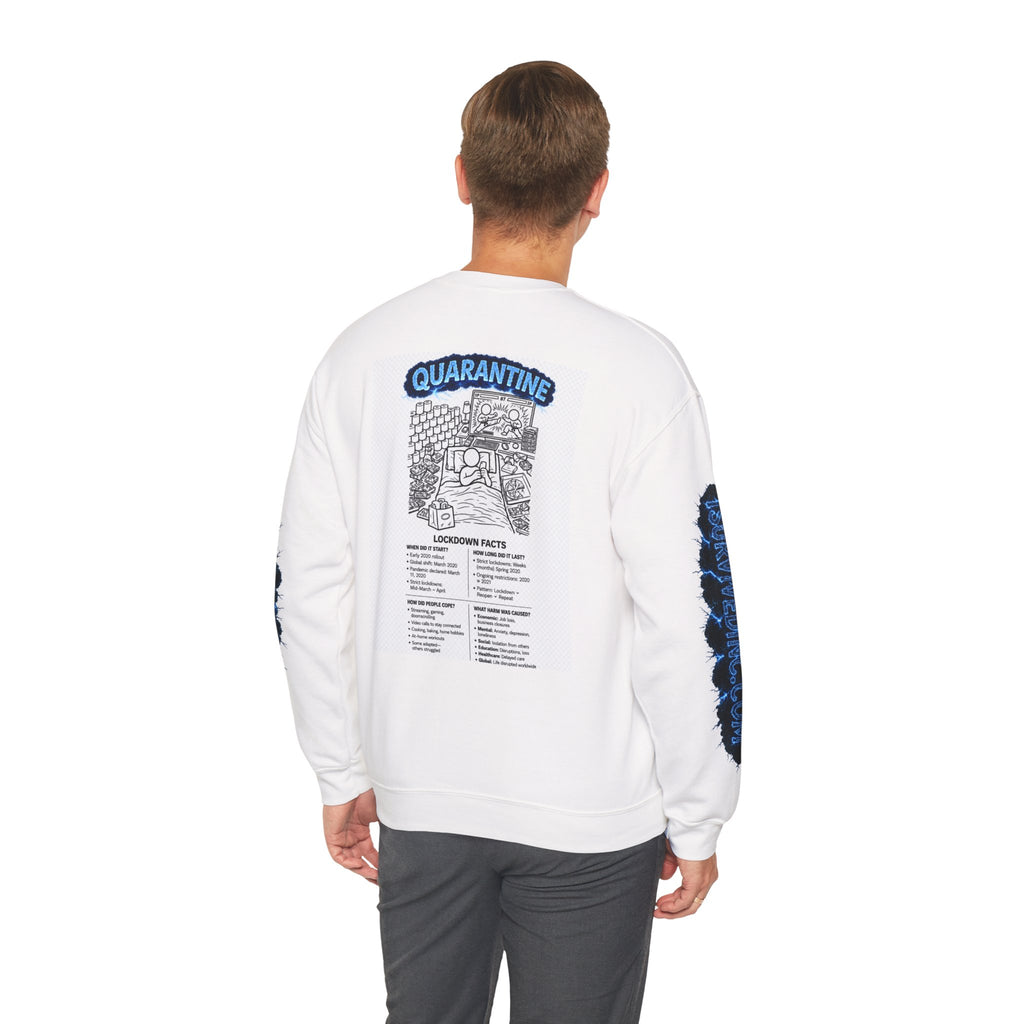 I Survived 2020 — S3:E1 "Quarantine" | Lockdown Edition Documentary Unisex Heavy Blend™ Crewneck Sweatshirt